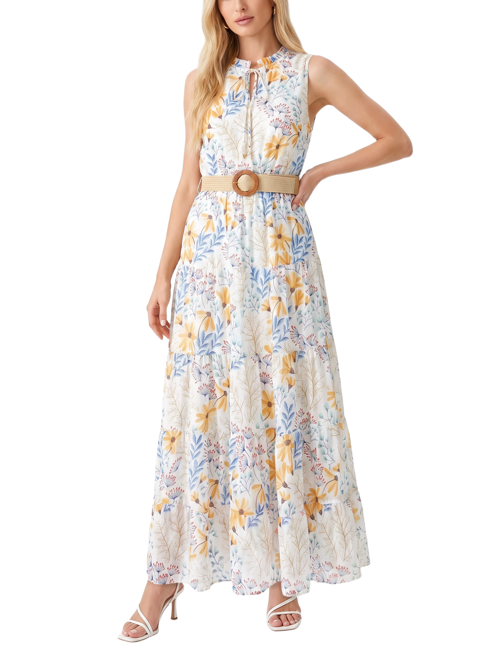 Blue Multi Floral / M