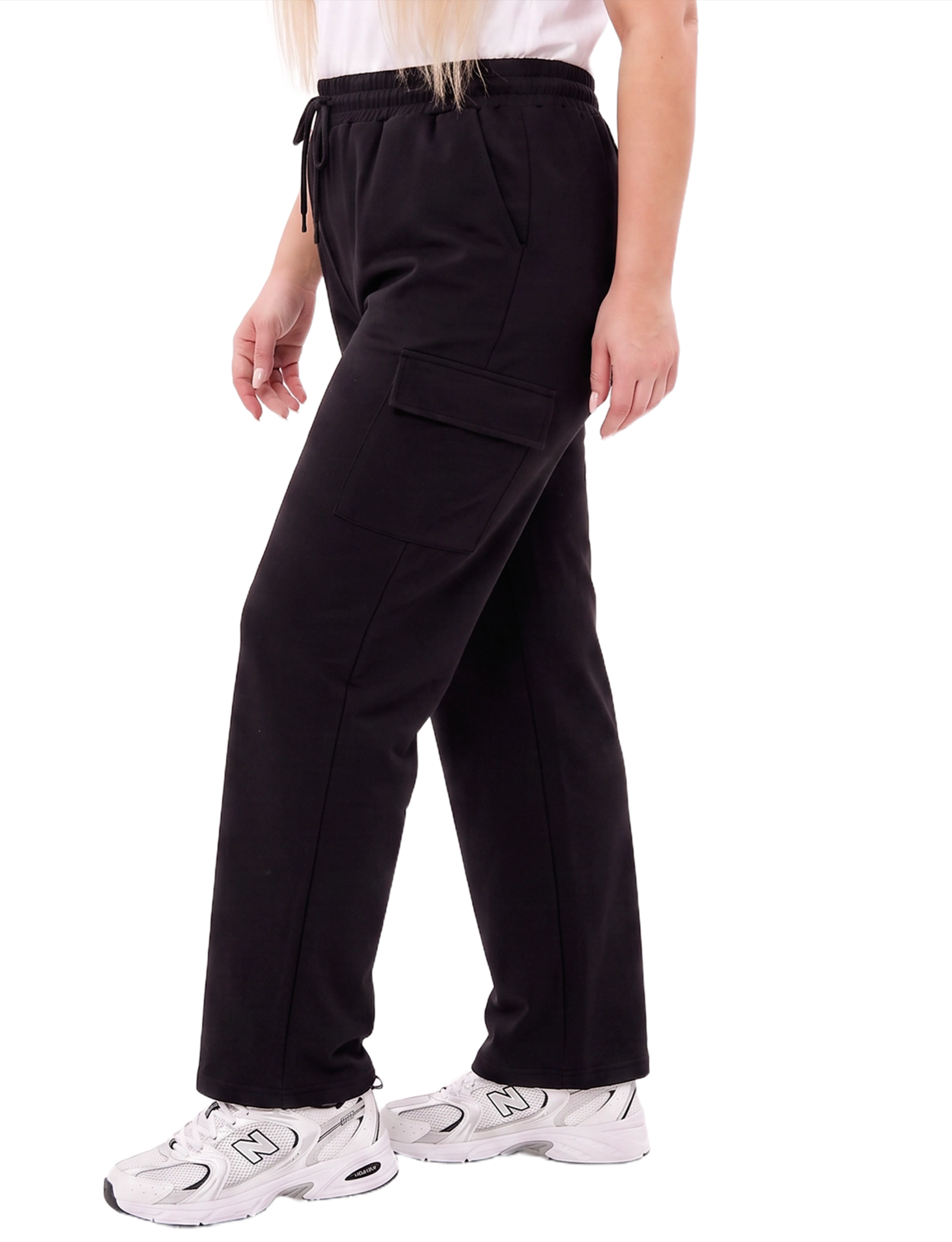 Plus Size Pull on Cargo Pants thumbnail 2