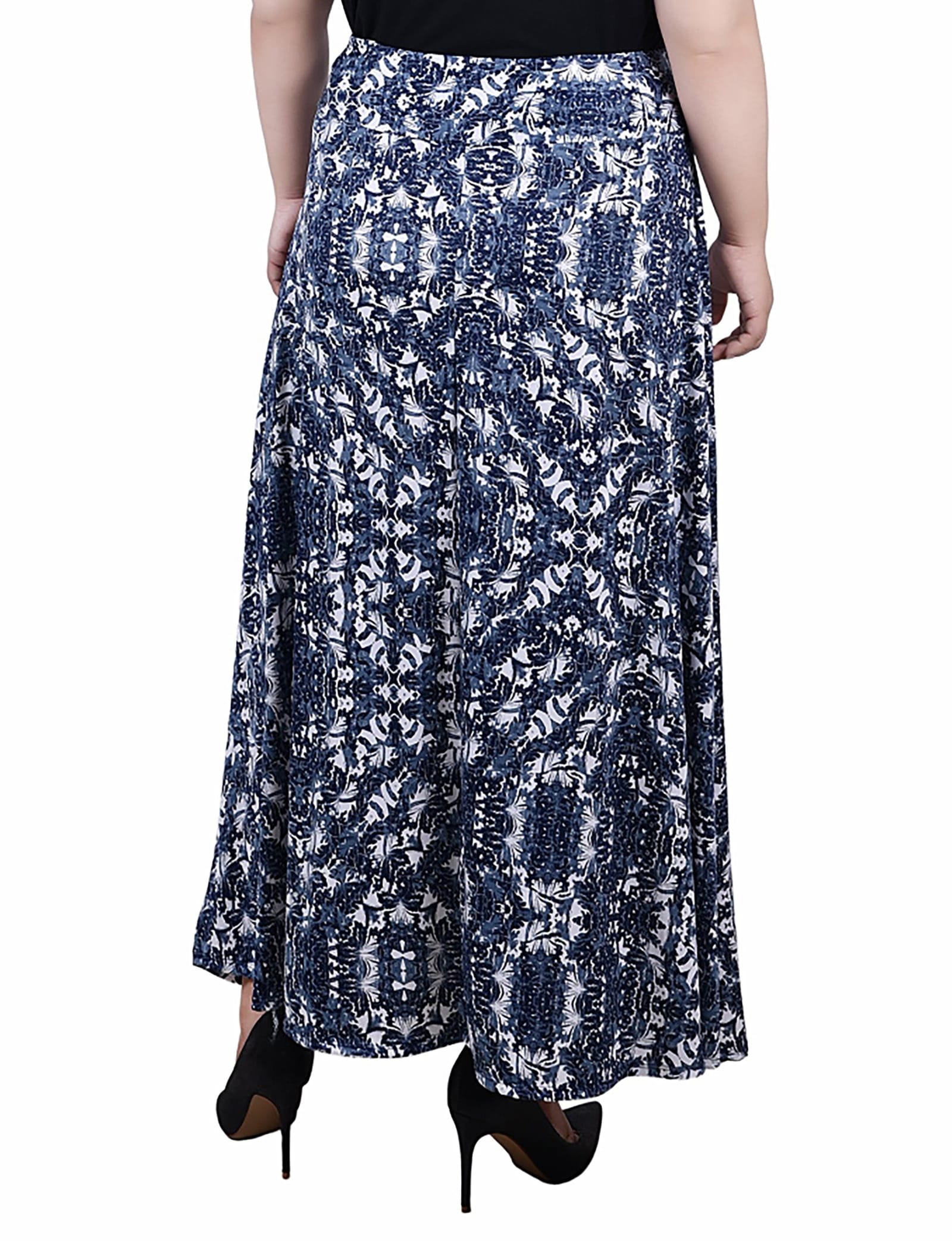 Plus Size Maxi Skirt with Sash Waist Tie thumbnail 2