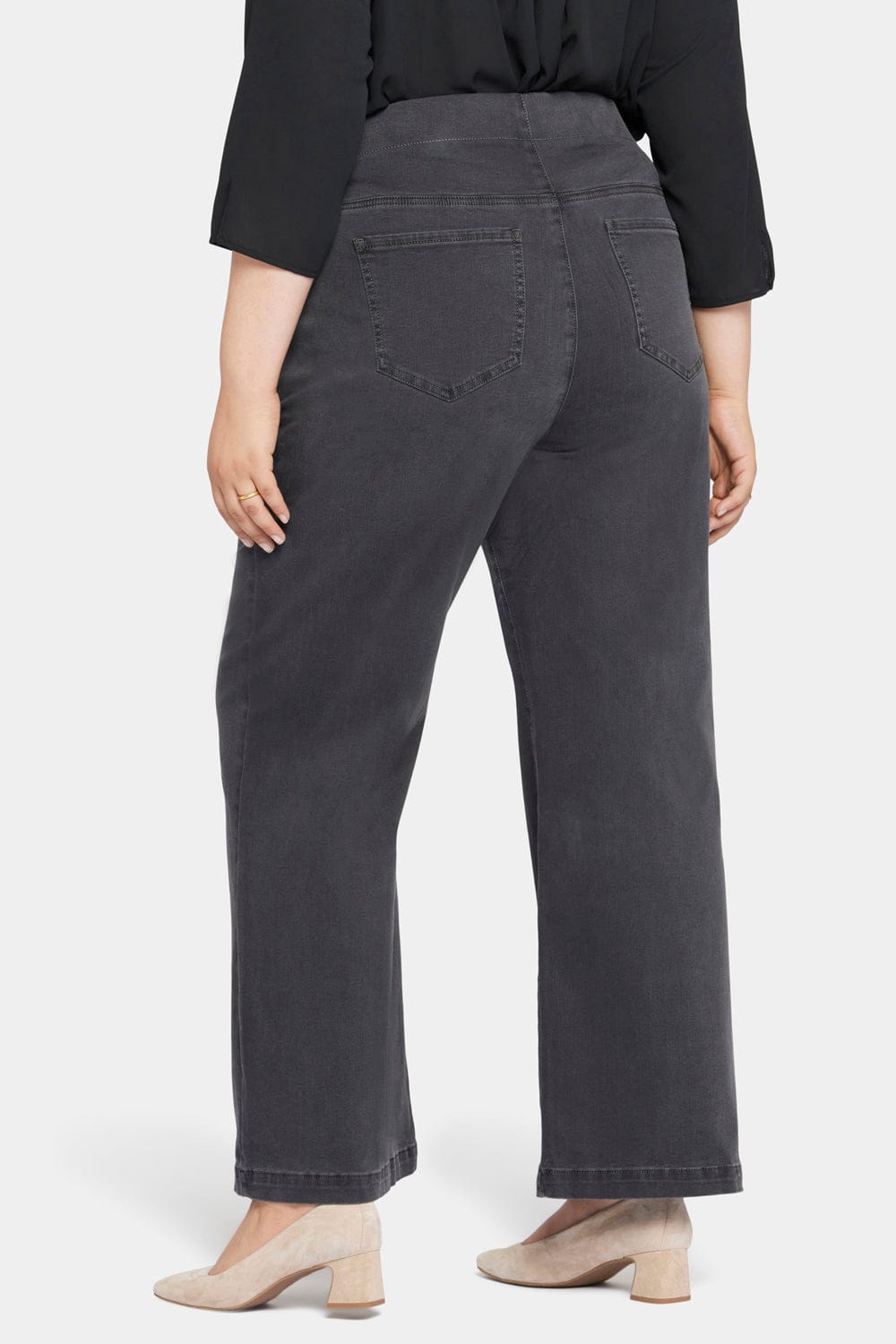 Pull-on Teresa Wide Leg Jeans in Plus Size thumbnail 2