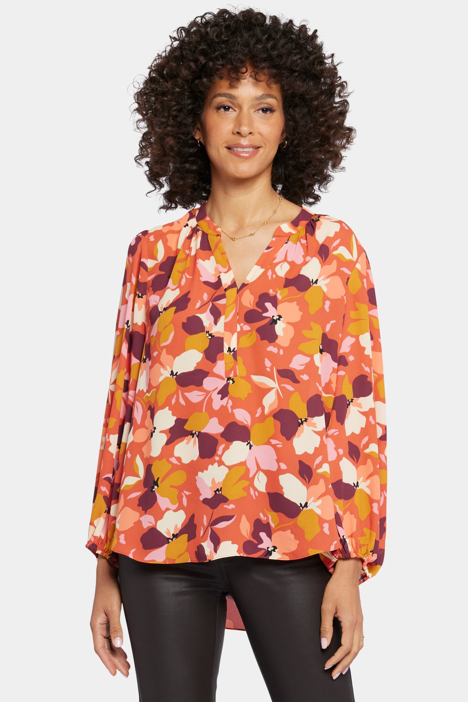 Puff Sleeve Popover Top thumbnail 4