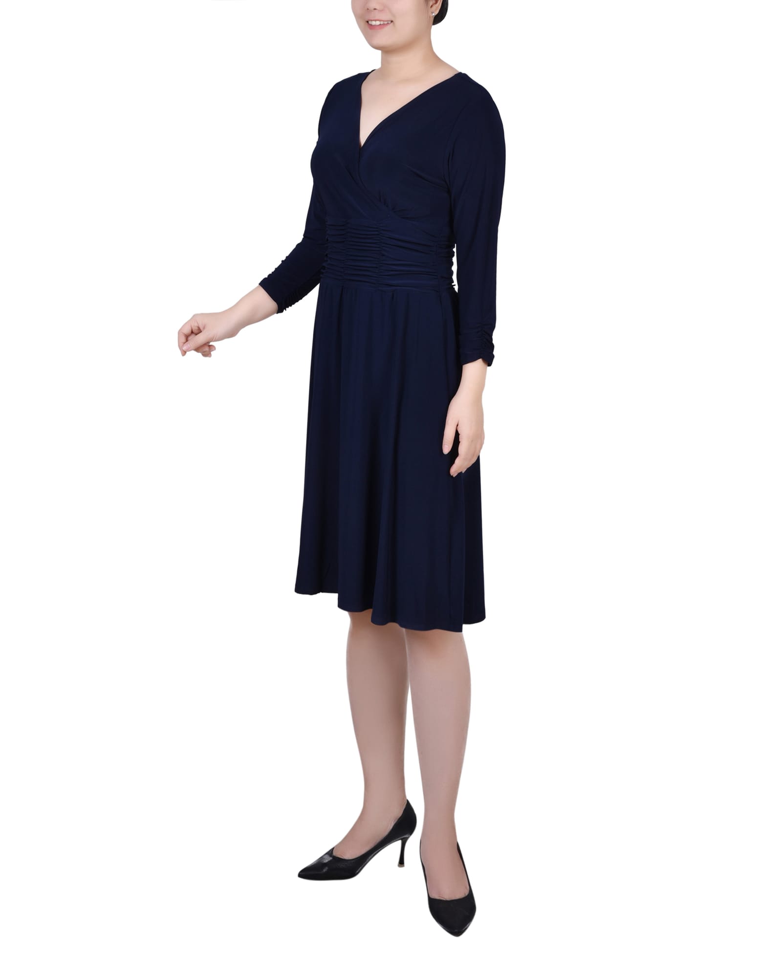 Ruched a-Line Dress thumbnail 2
