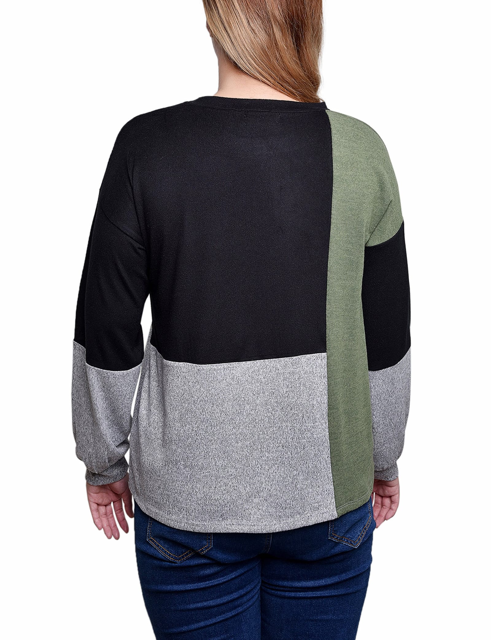 Petite Color-Blocked Top thumbnail 4