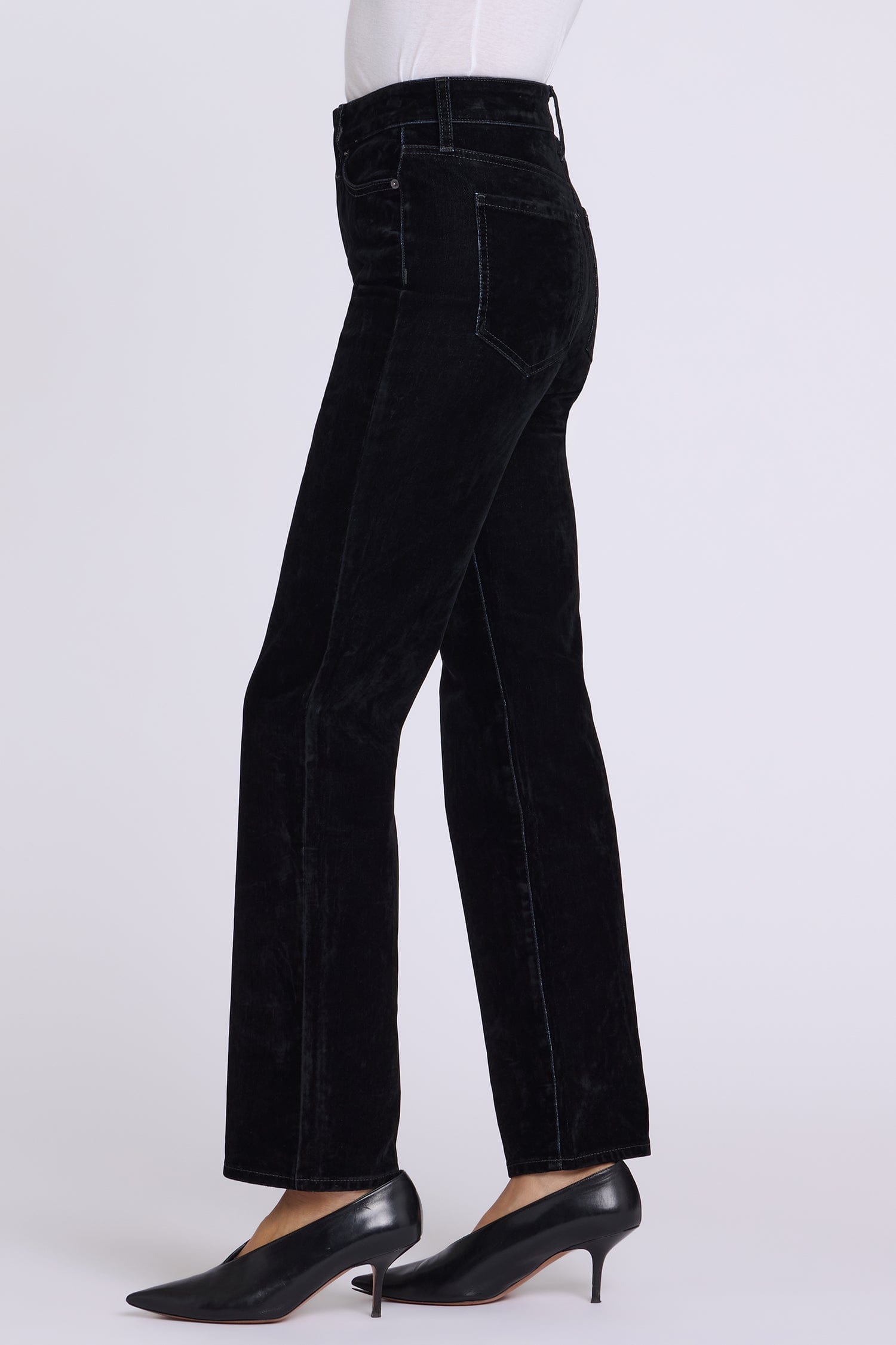Flocked Marilyn Straight Jeans thumbnail 3