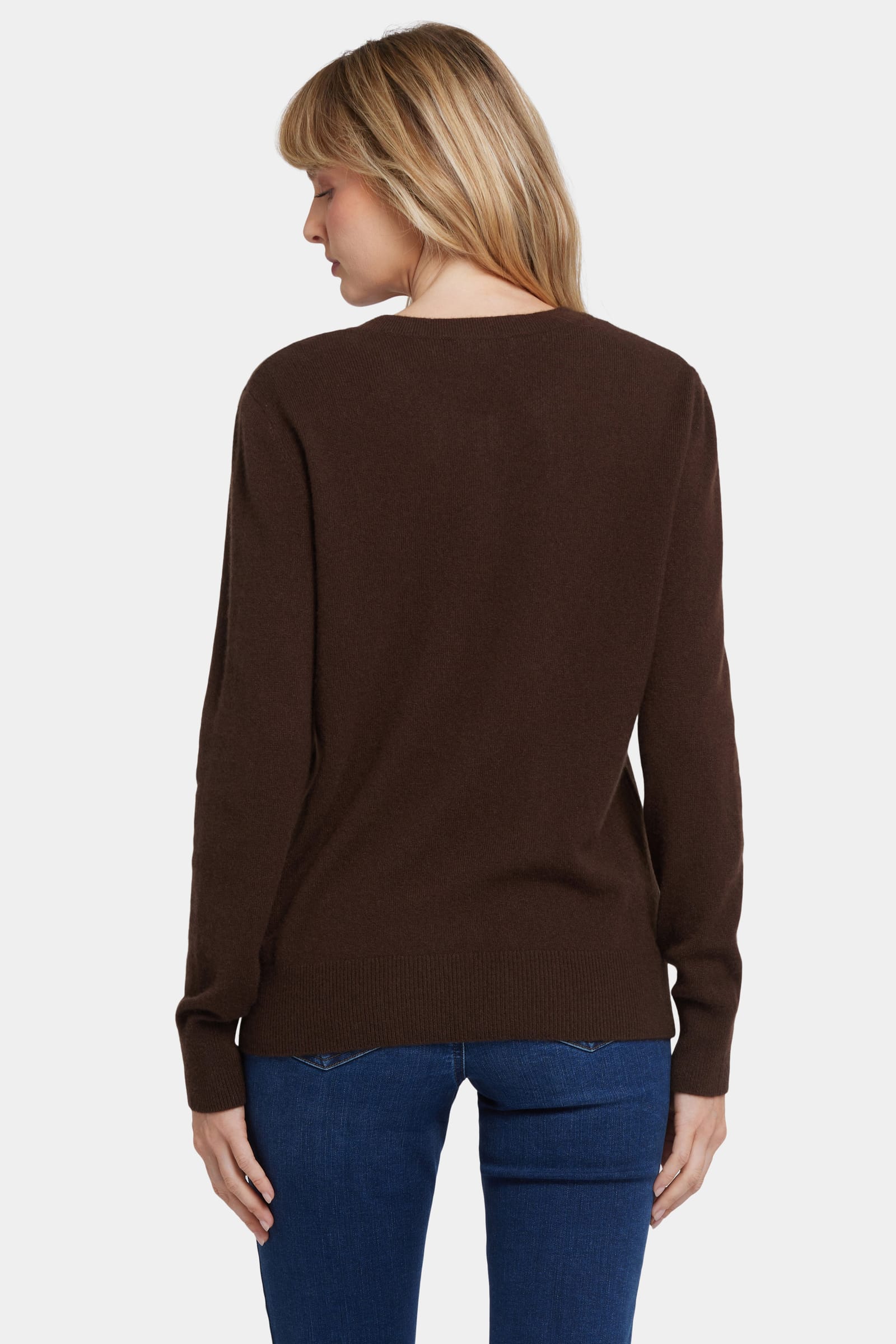 Cashmere Crewneck Cardigan thumbnail 2