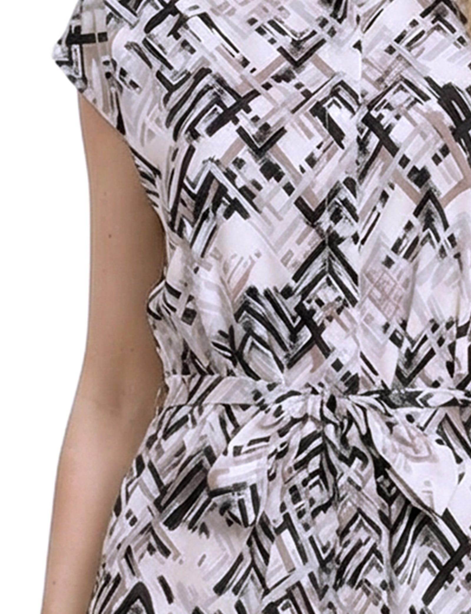 Petite Sleeveless Belted Dress thumbnail 2