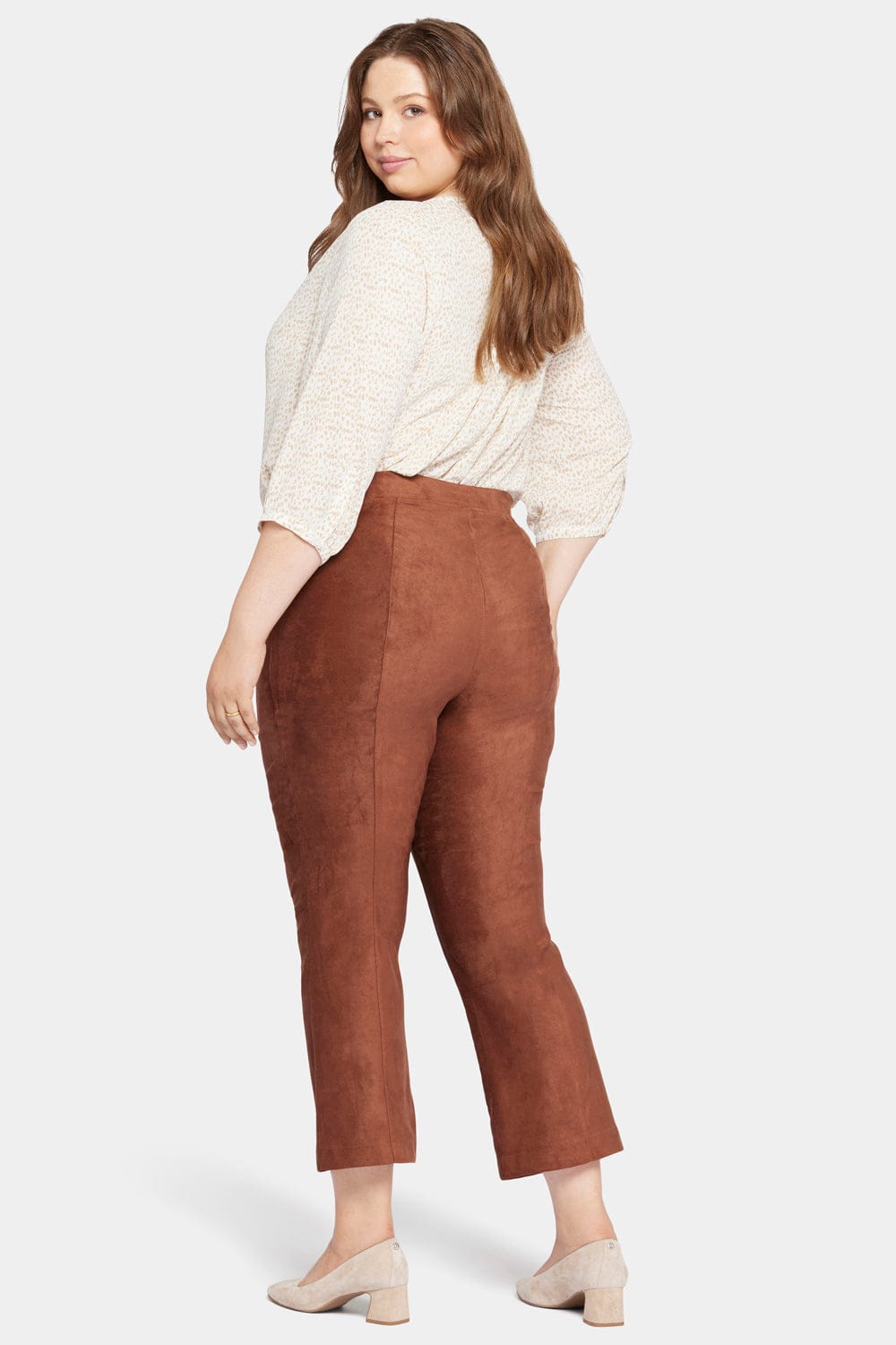 Slim Bootcut Pull-on Pants in Plus Size thumbnail 6