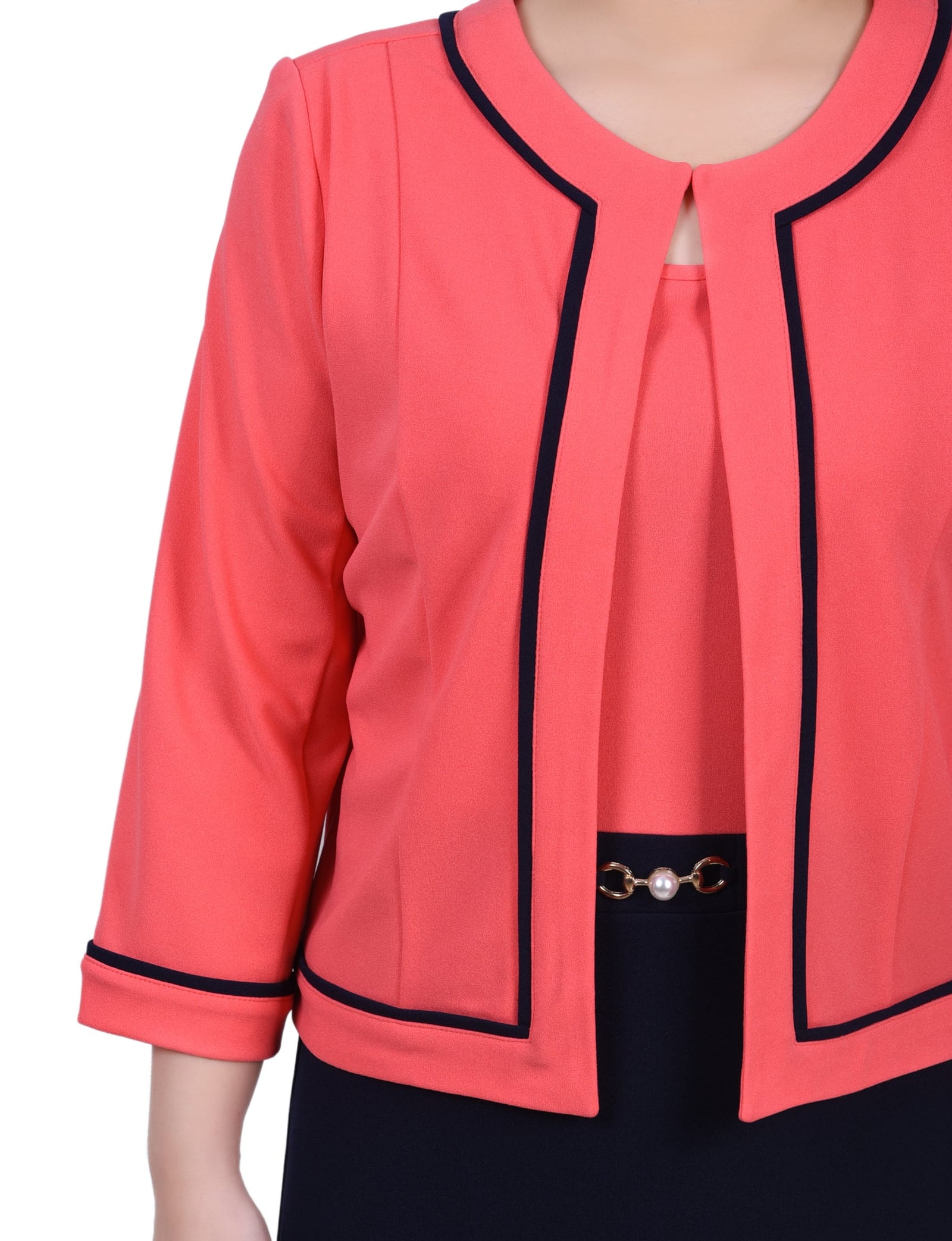 3/4 Sleeve 2 Piece Dress Set thumbnail 3