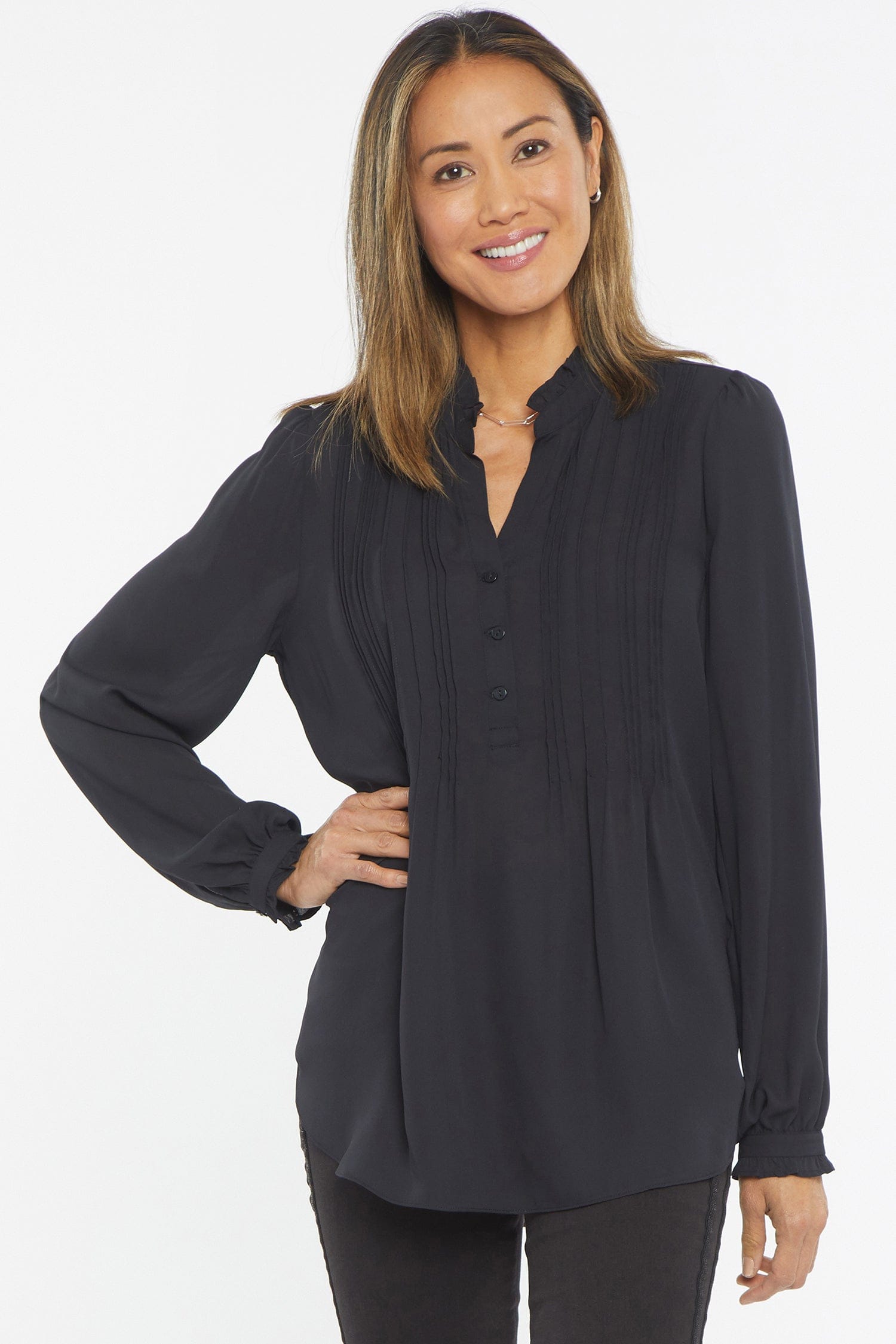 Pleated Front Tunic