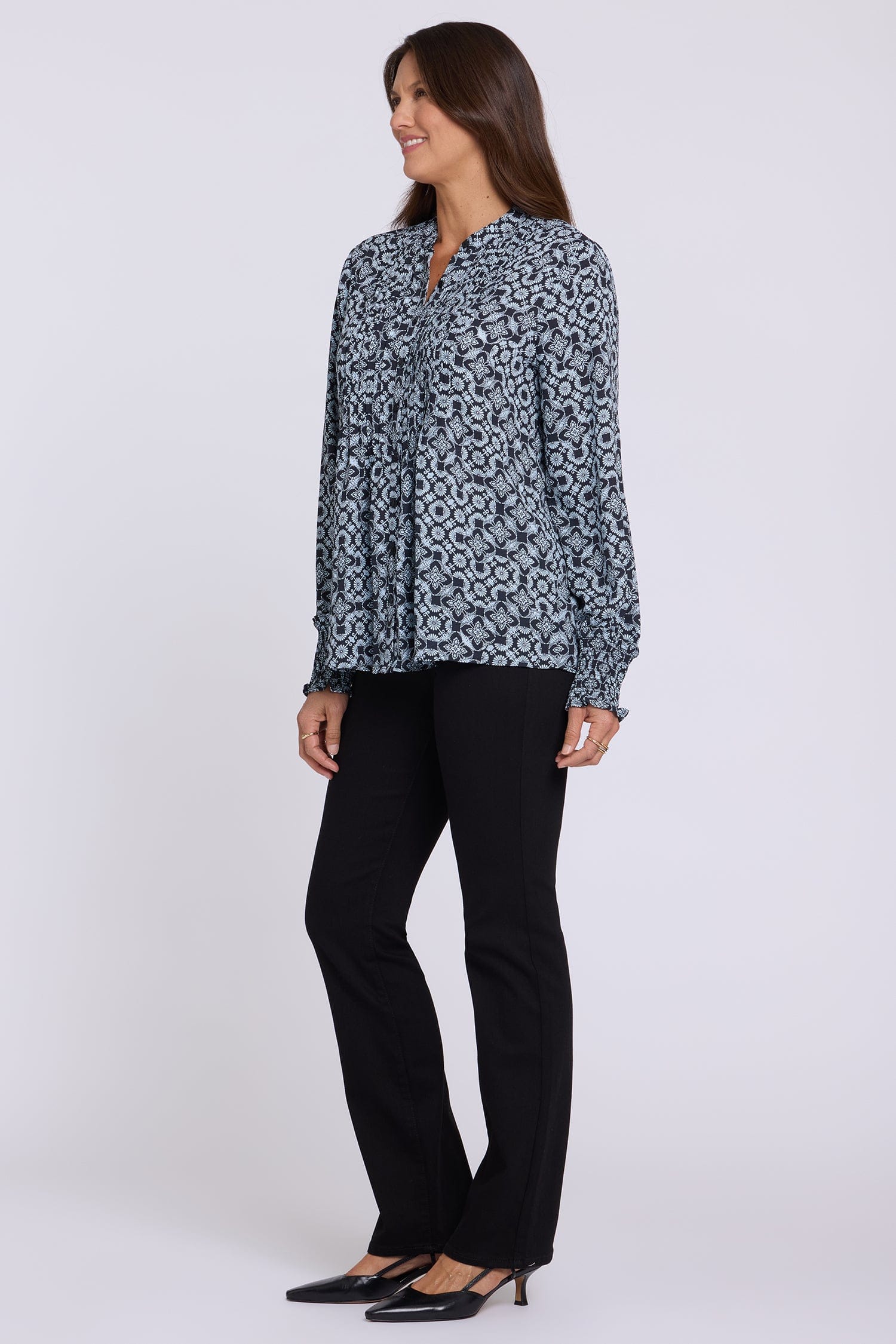 Pleated Peasant Blouse thumbnail 3