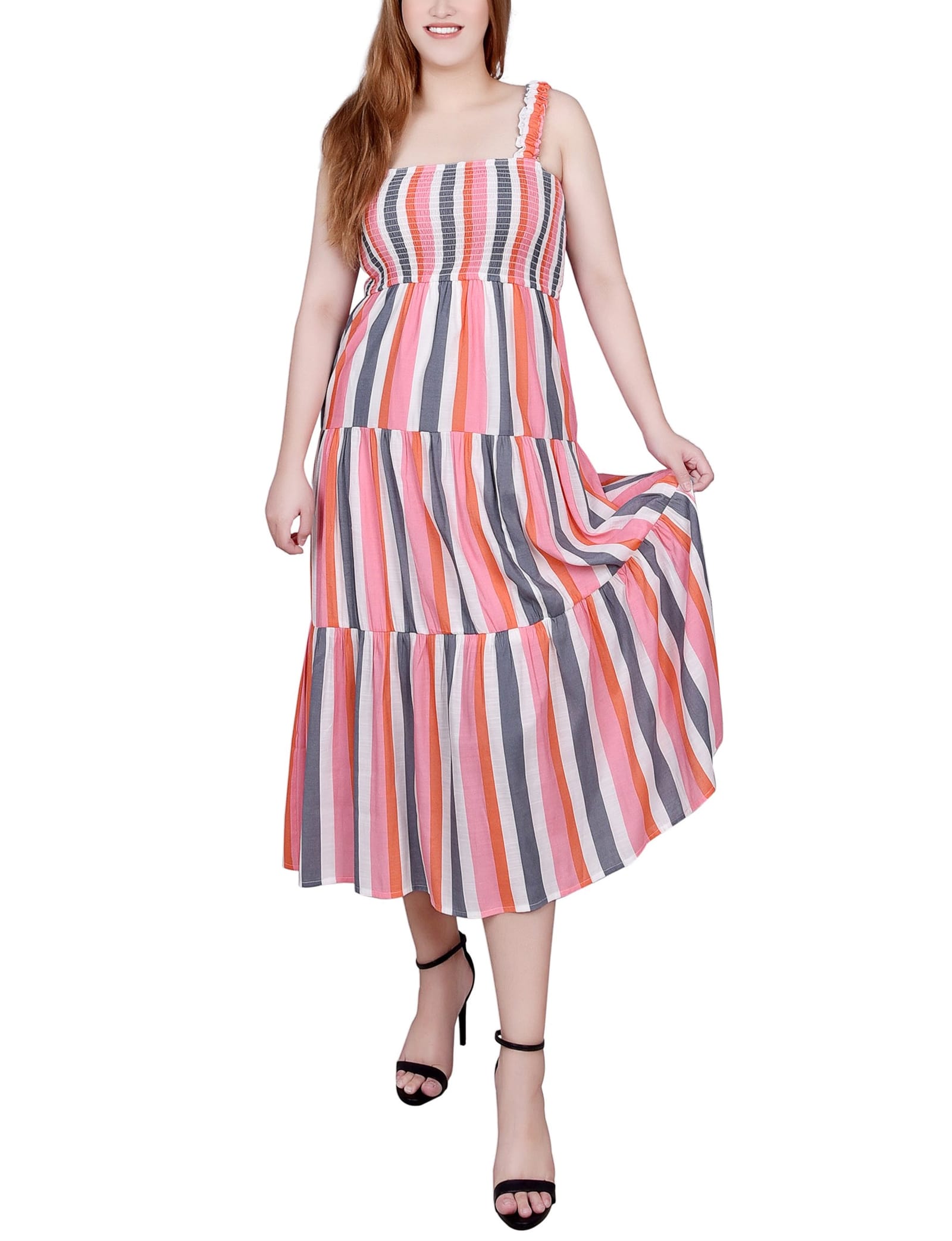 Peach Pink Stripe / Pxl