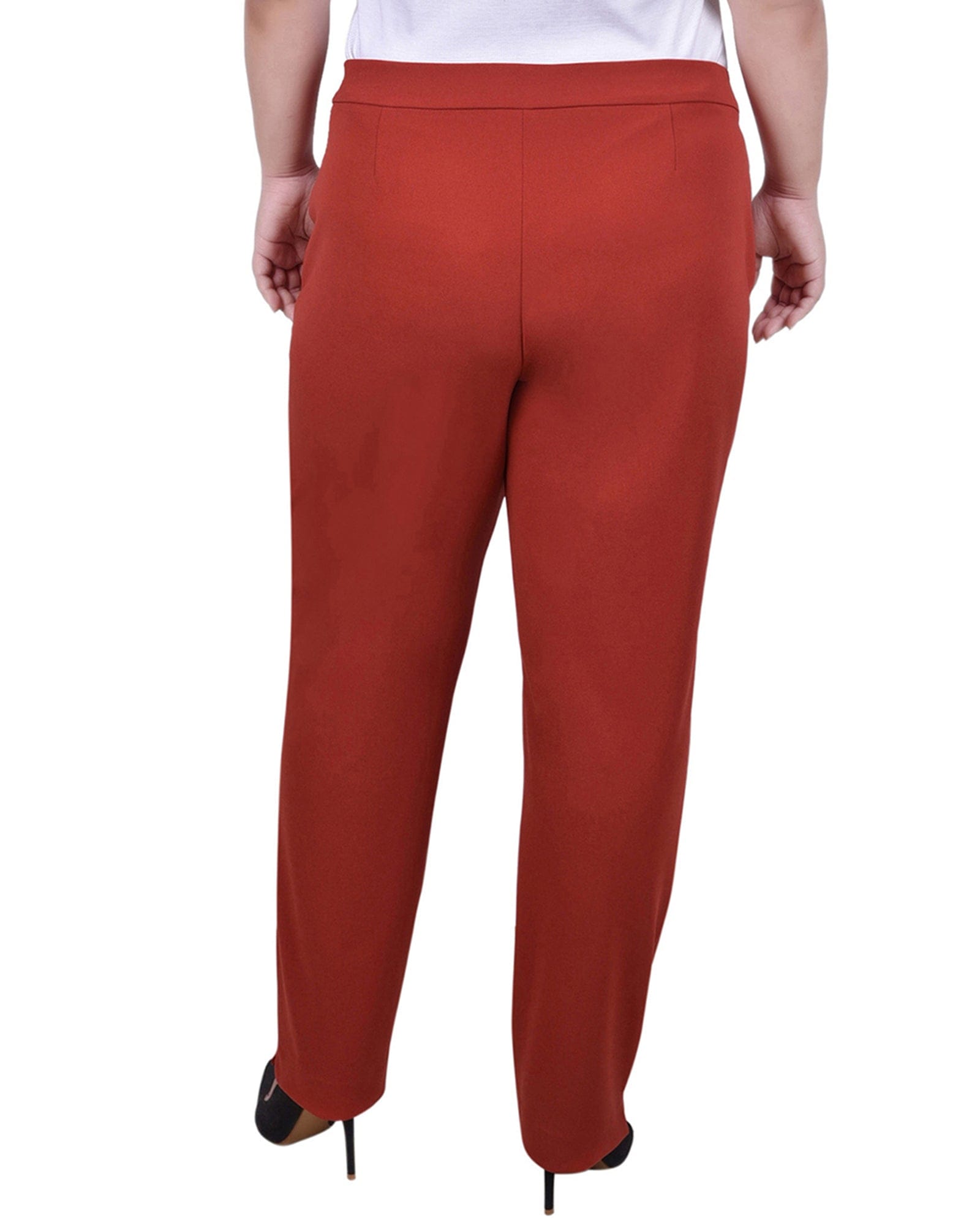 Plus Size Scuba Crepe Ankle Pant thumbnail 4