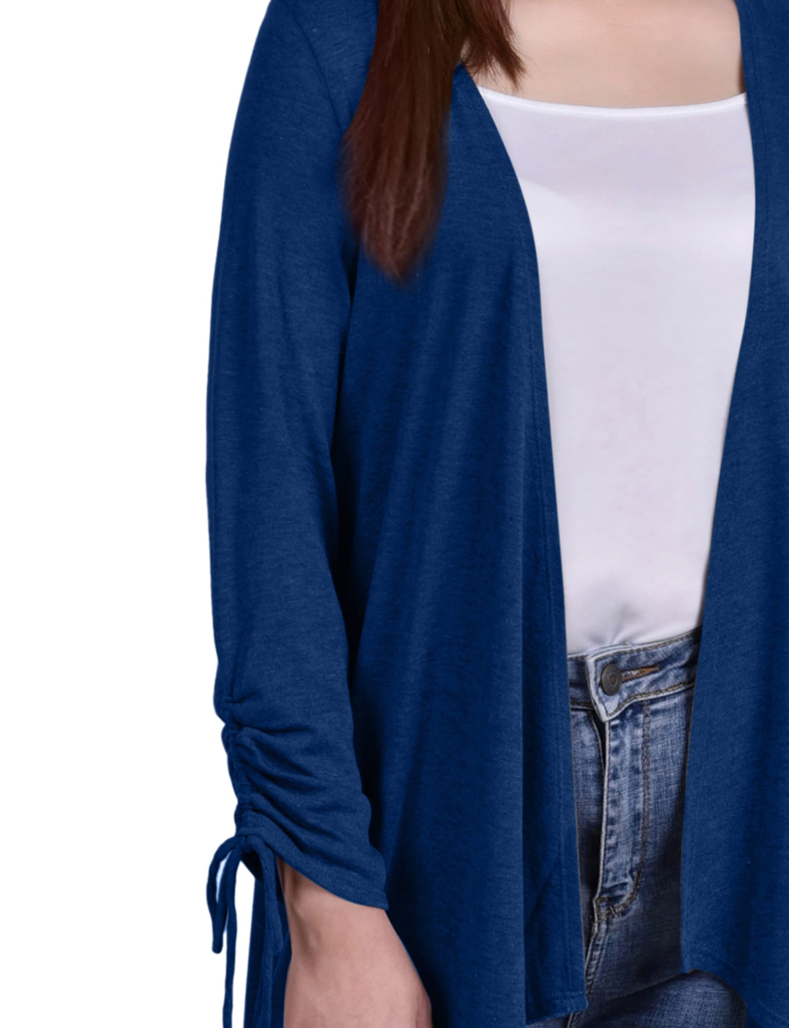 Long Sleeve Hi Lo Hem Cardigan thumbnail 2