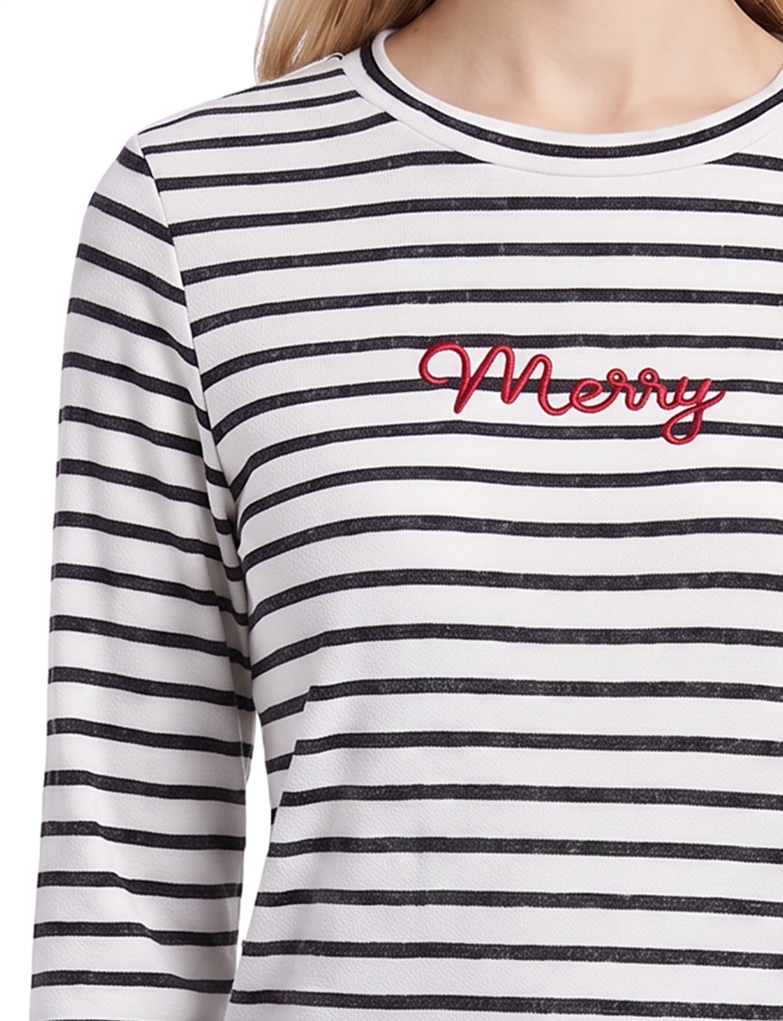 Long Sleeve "Merry" Pullover Top thumbnail 3