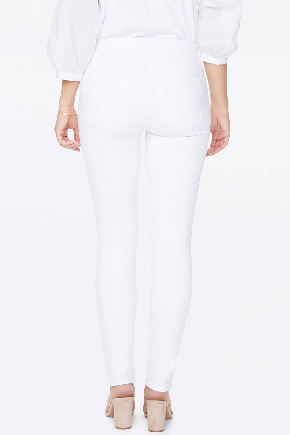 Skinny Ankle Pull-on Jeans in Petite thumbnail 7