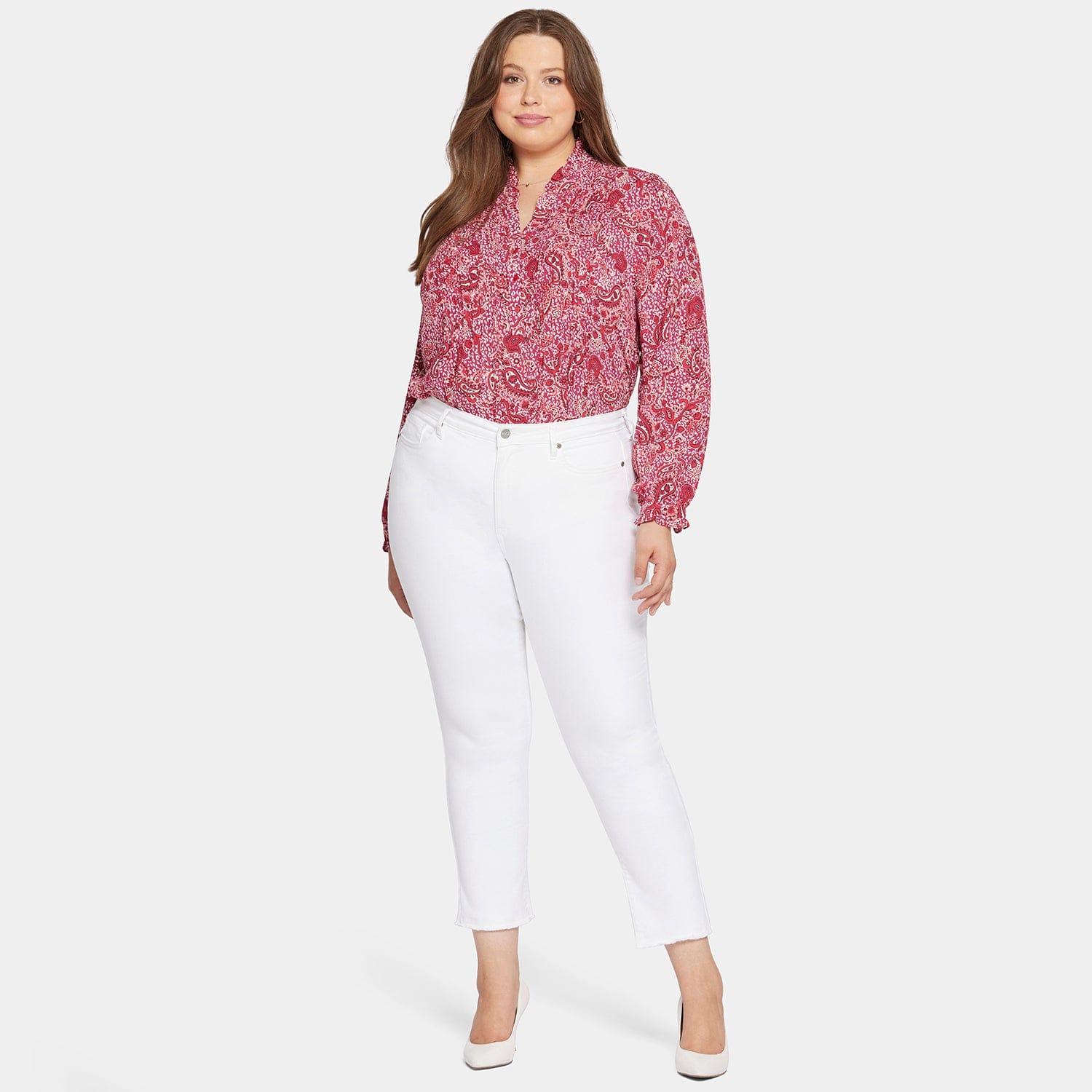 Sheri Slim Ankle Jeans in Plus Size thumbnail 5