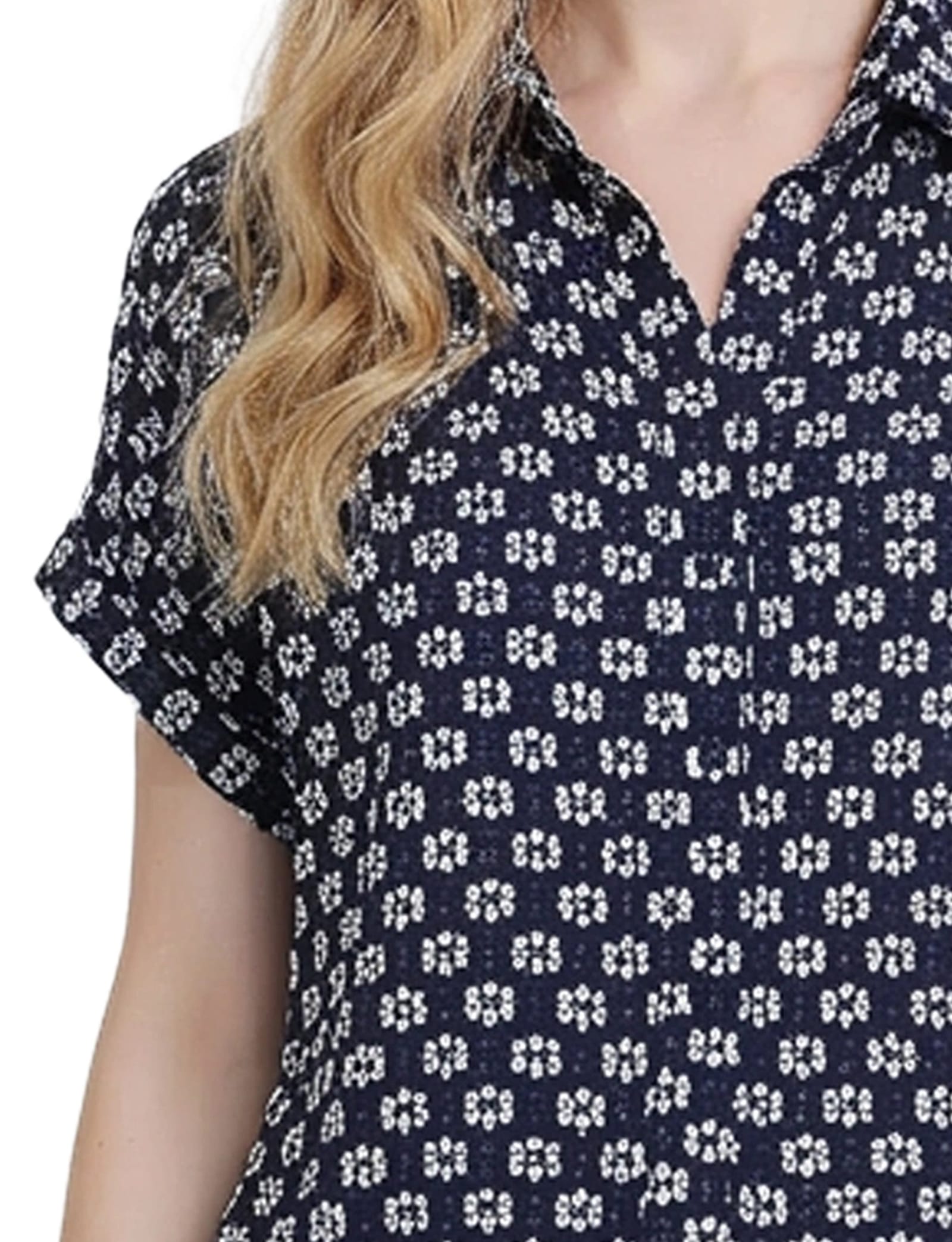 Short Sleeve Lace Blouse thumbnail 2