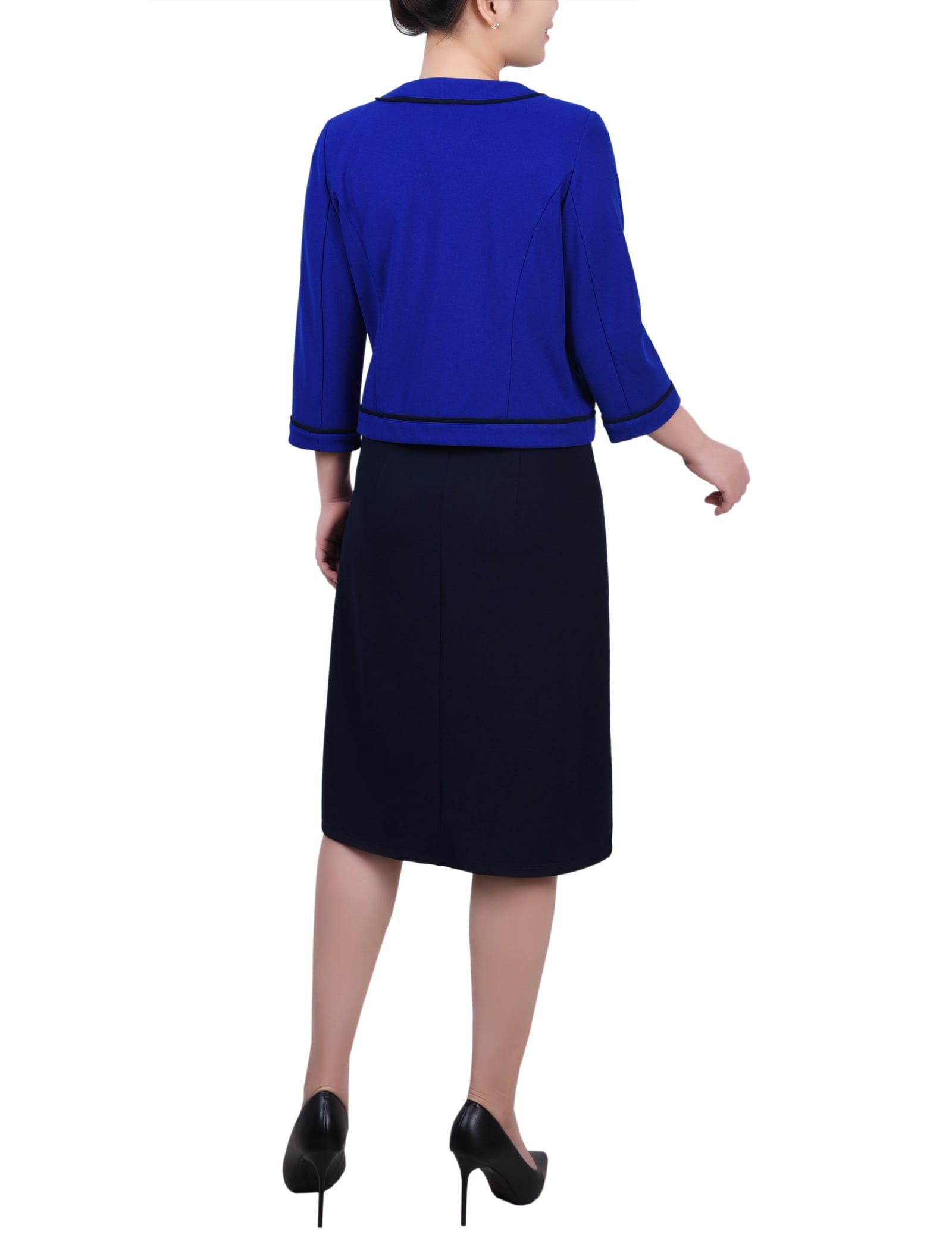 3/4 Sleeve 2 Piece Dress Set thumbnail 4