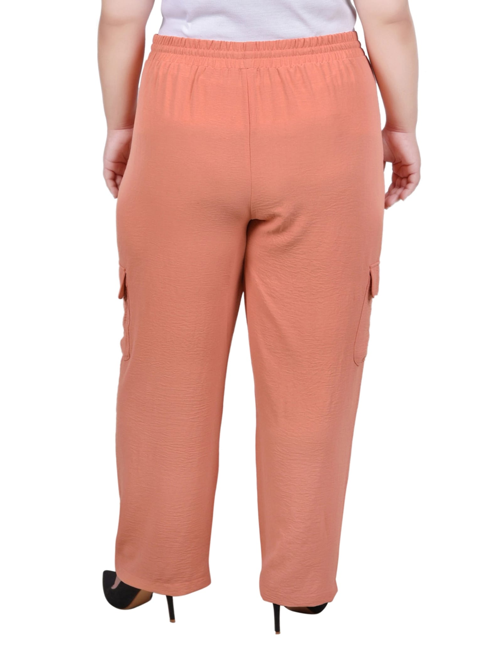 Plus Size Long Pull on Cargo Pants thumbnail 3