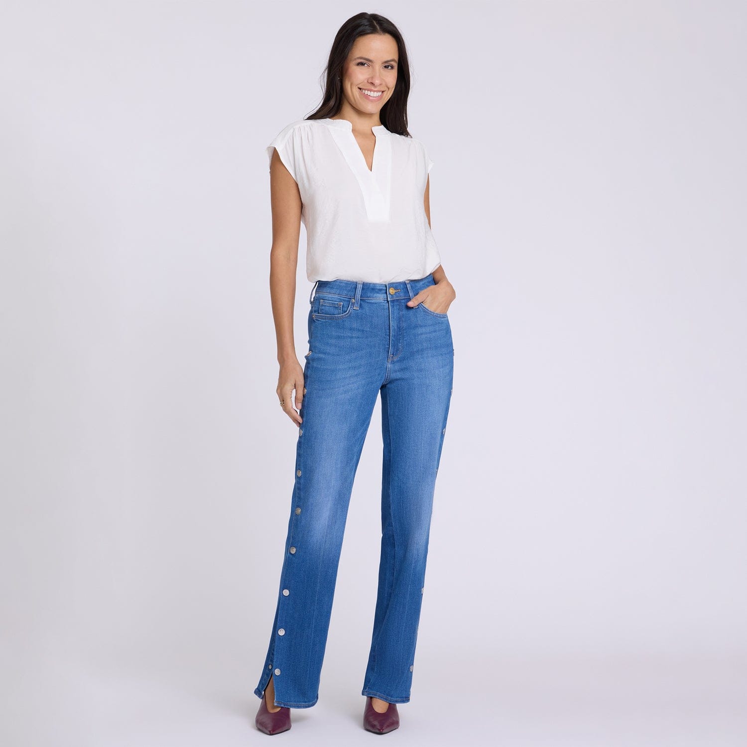 Bailey Relaxed Straight Jeans thumbnail 6