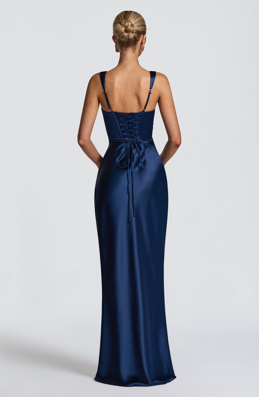 Seraphine Satin Gown Maxi Dress thumbnail 3