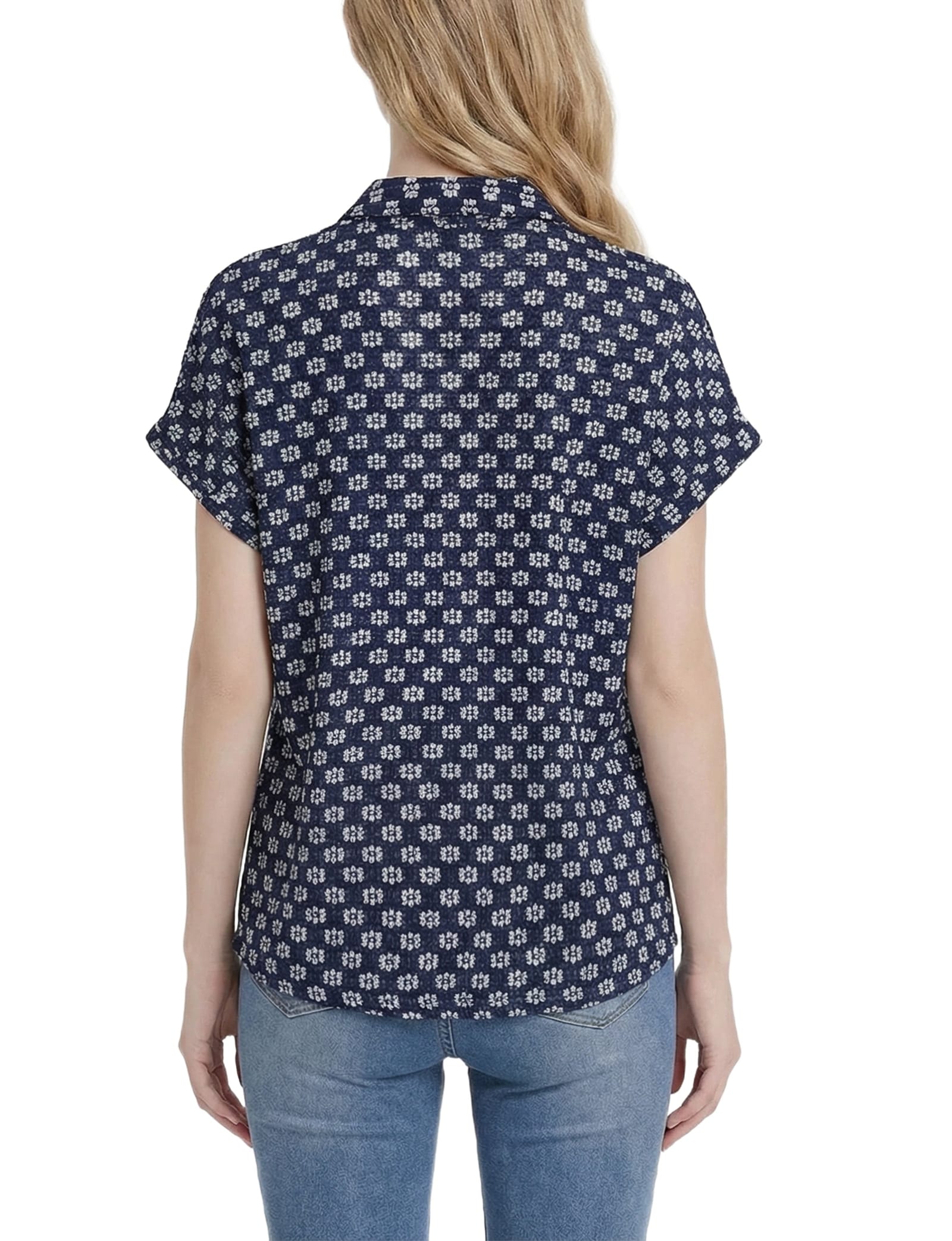 Short Sleeve Lace Blouse thumbnail 4