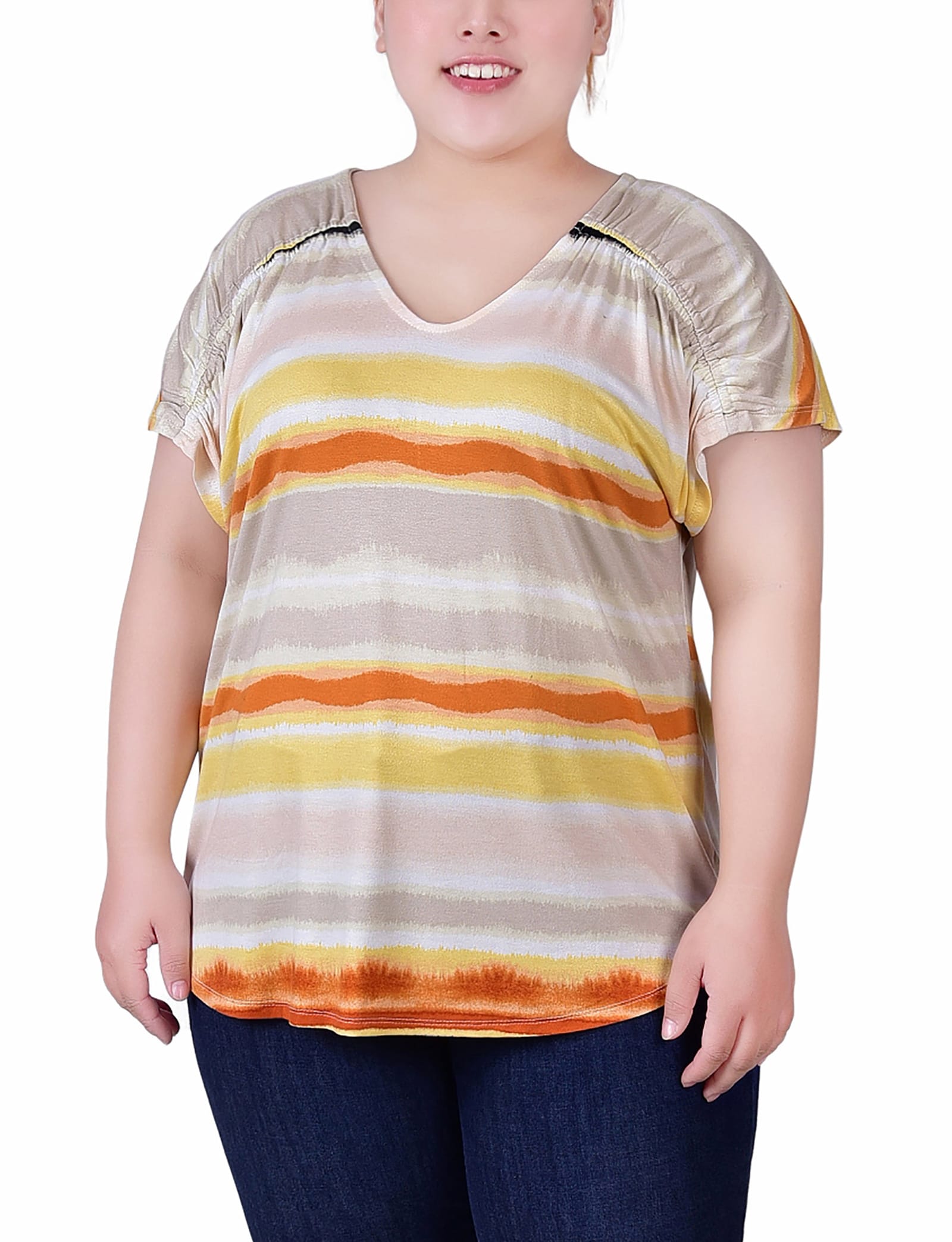 Yellow Ivory Stripe / 2x