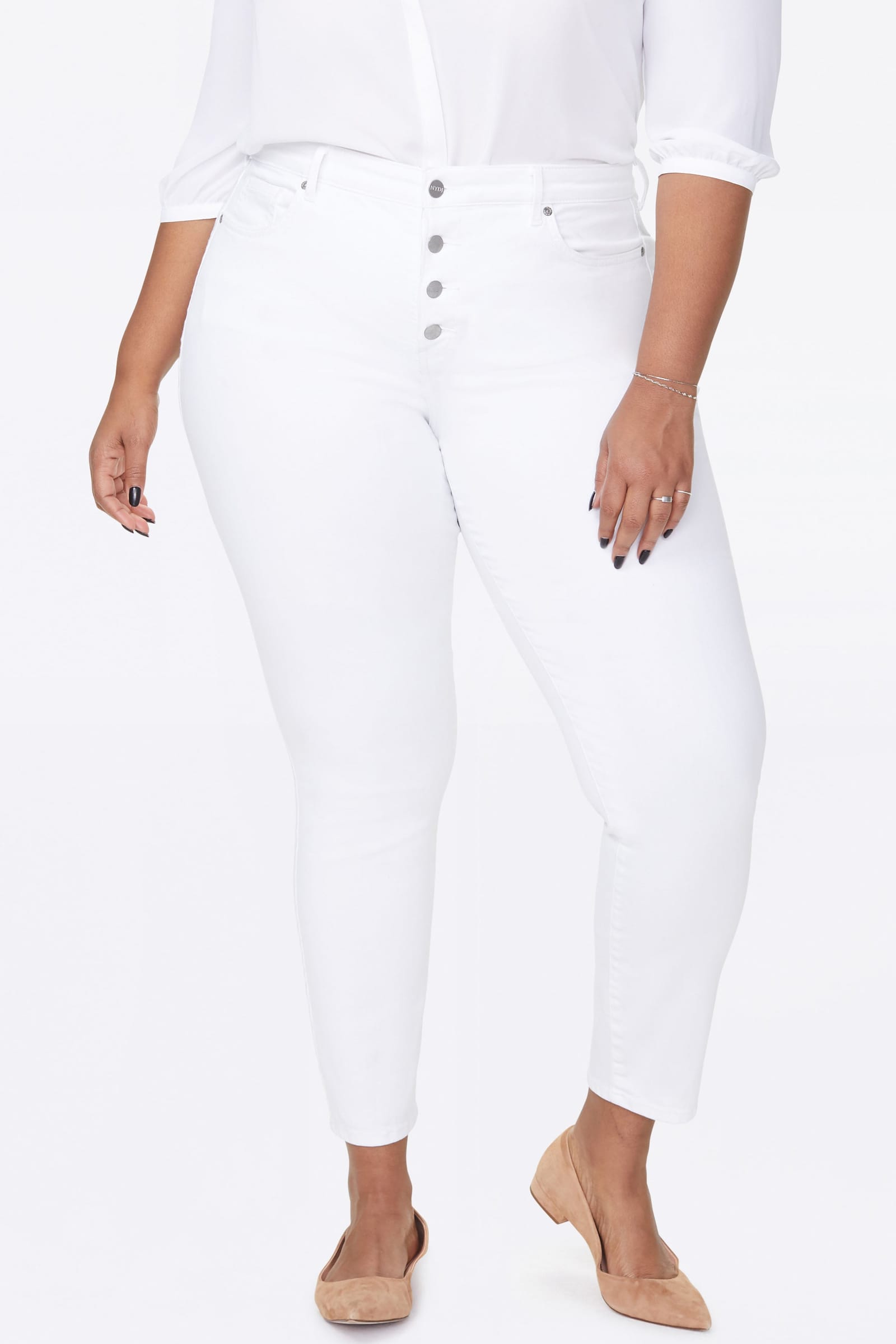 Ami Skinny Ankle Jeans in Plus Size thumbnail 2