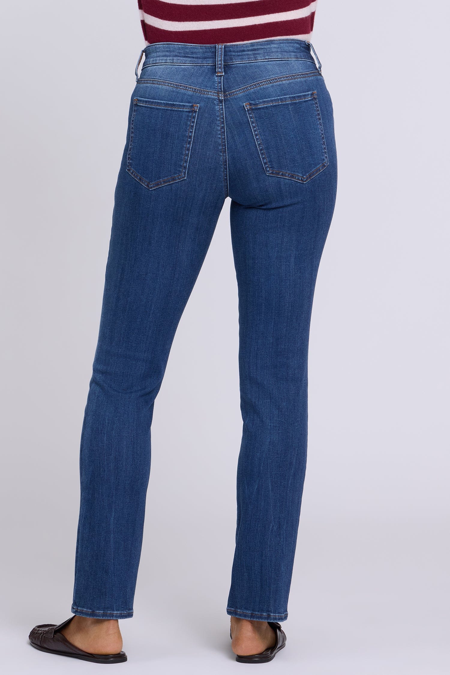 Sheri Slim Straight Jeans in Petite thumbnail 2