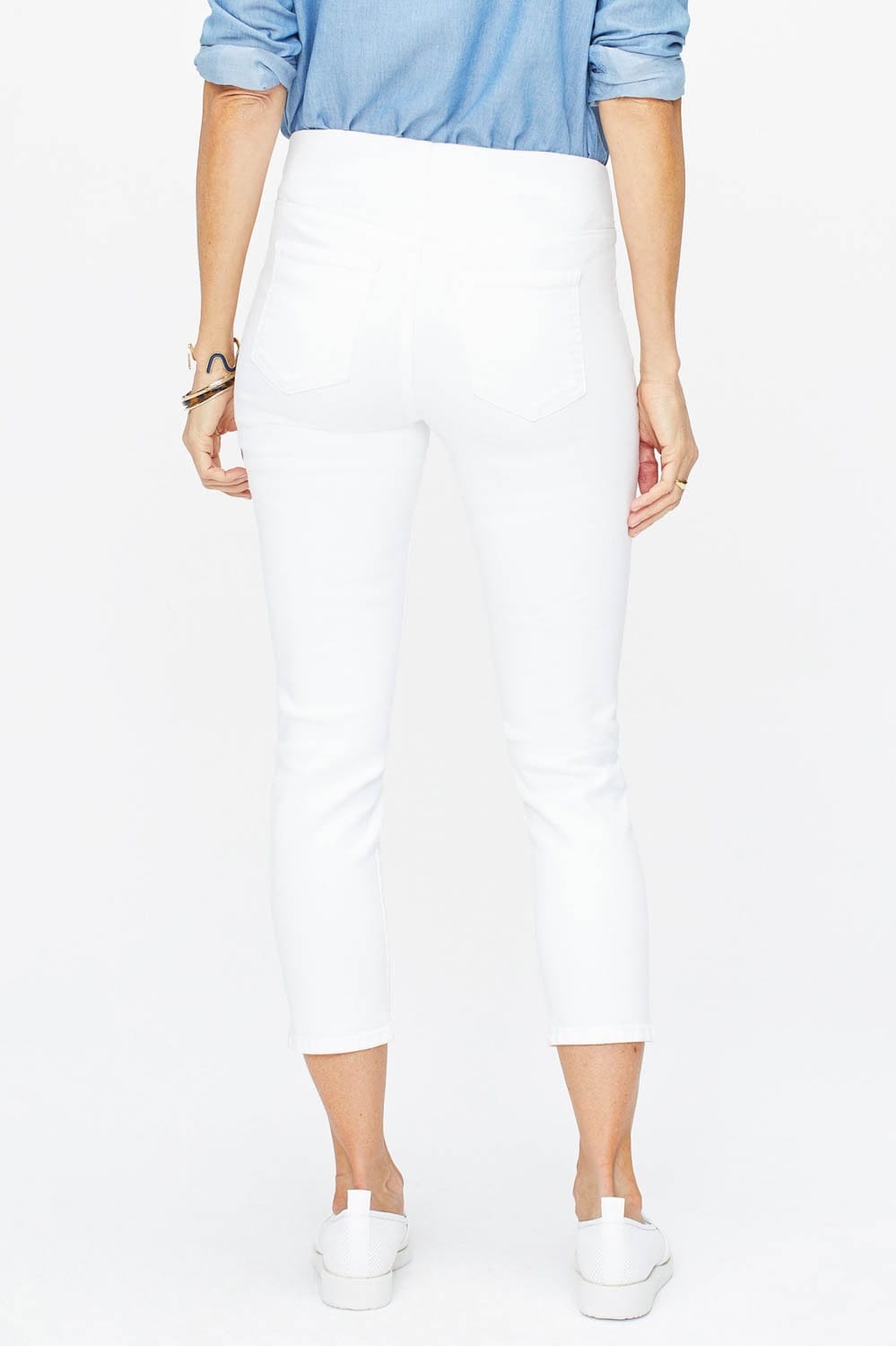 Skinny Ankle Pull-on Jeans in Petite thumbnail 3