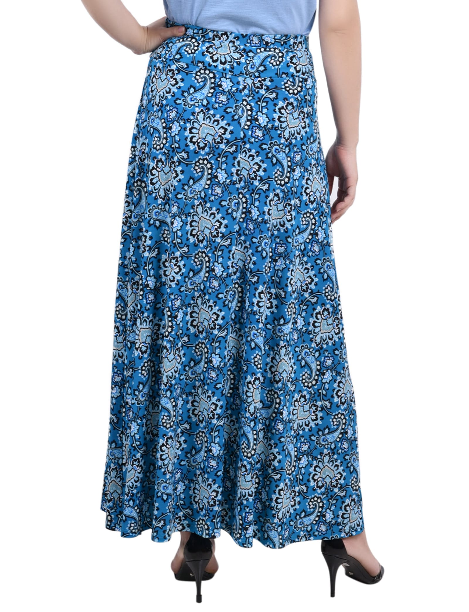 Petite Maxi Skirt with Sash Waist Tie thumbnail 2