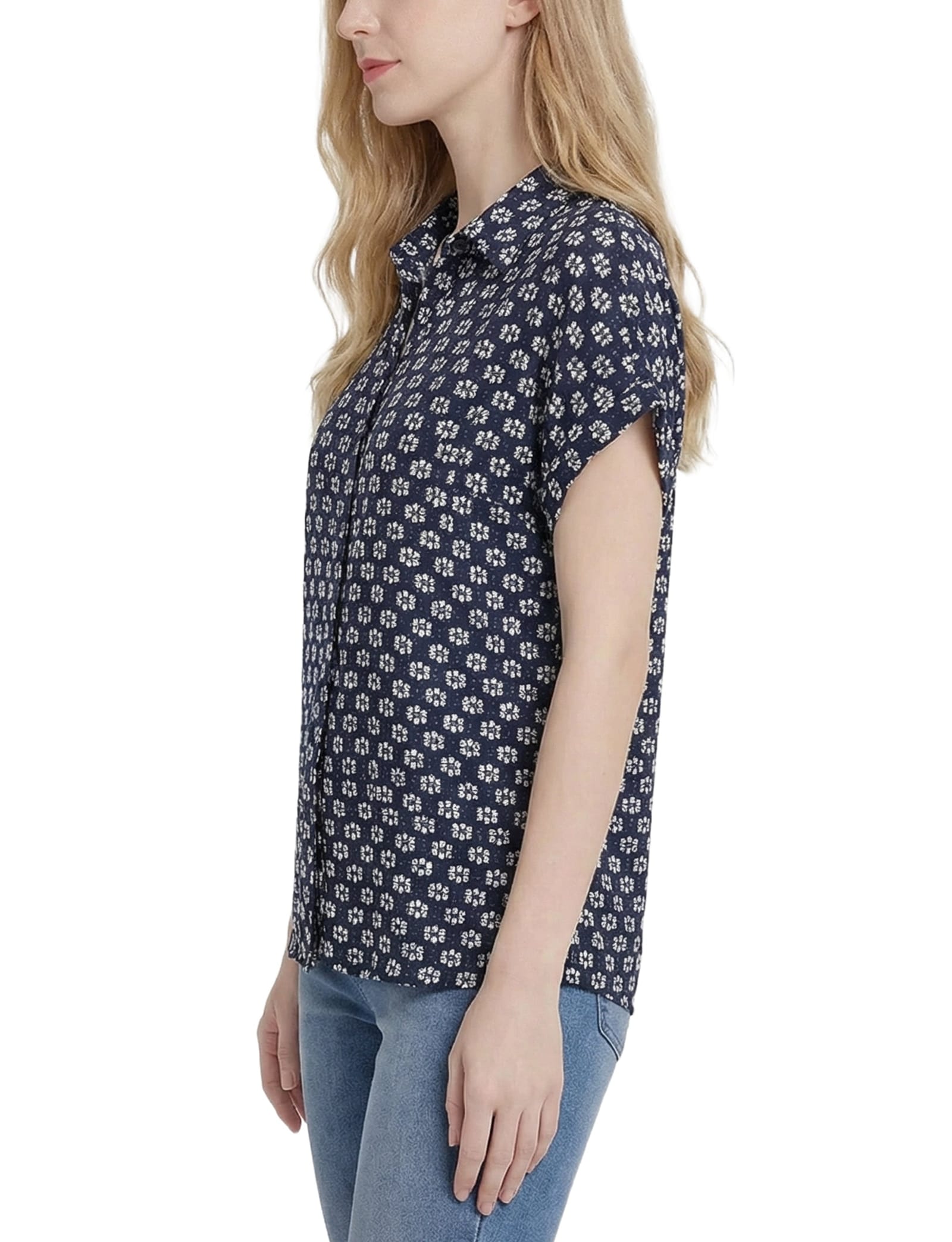 Short Sleeve Lace Blouse thumbnail 3