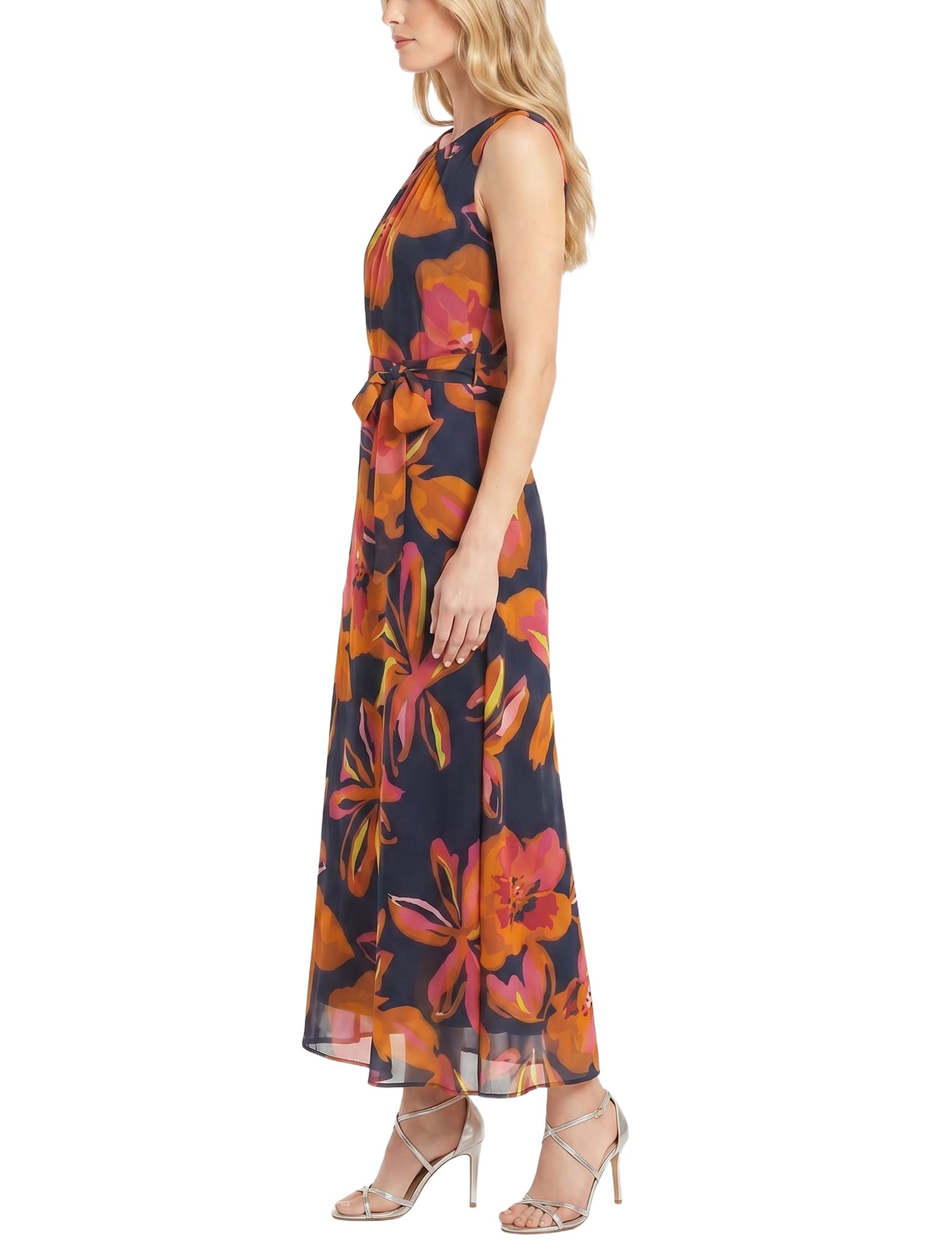 Sleeveless Chiffon Maxi Dress thumbnail 2