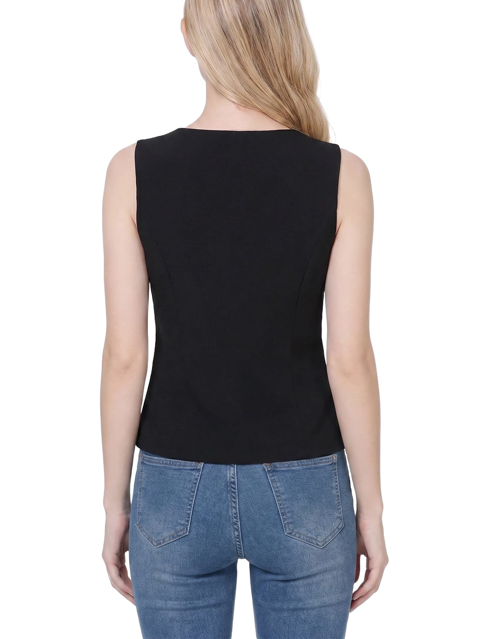 Sleeveless V-Neck Vest thumbnail 4