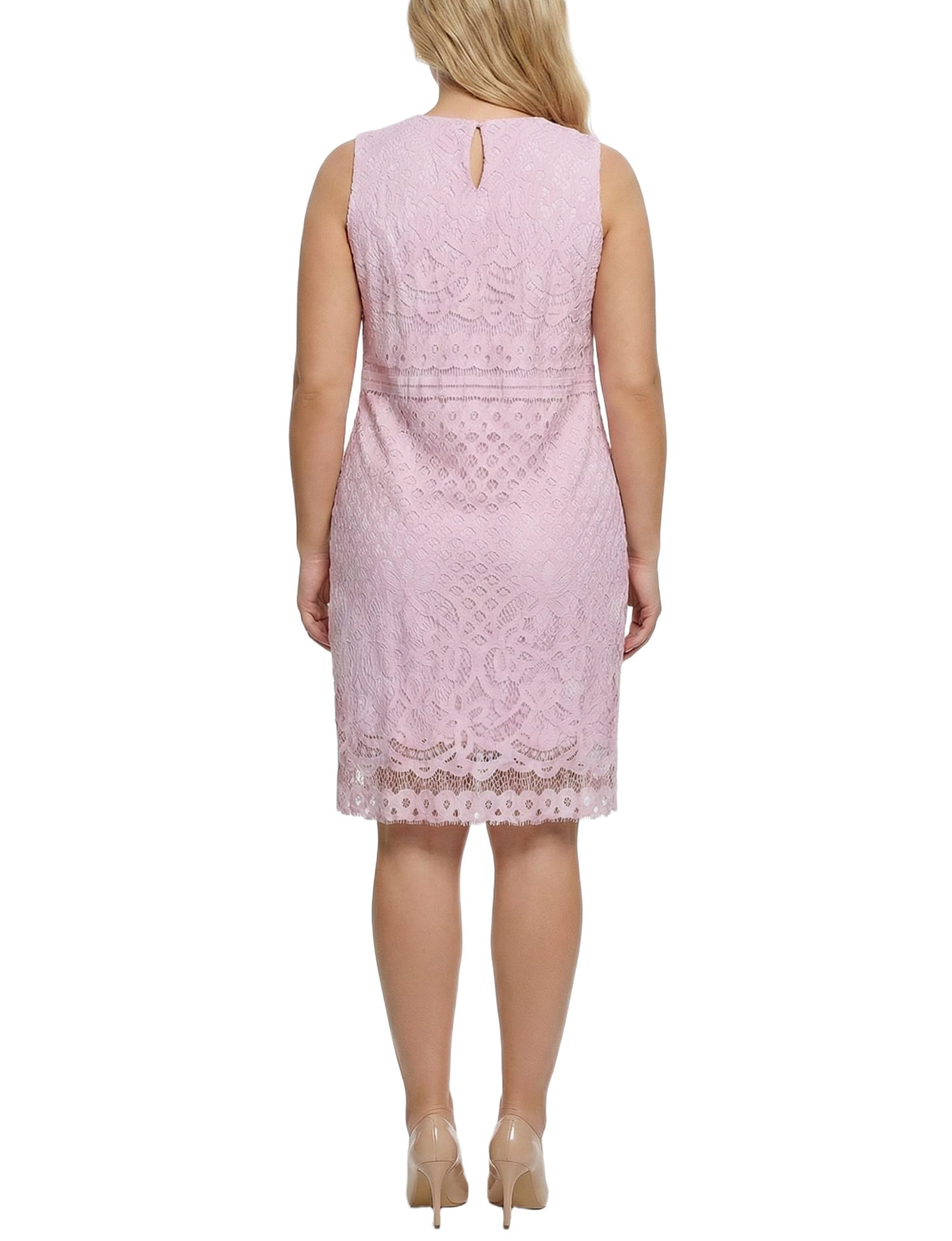 Plus Size Sleeveless Lace Dress thumbnail 3