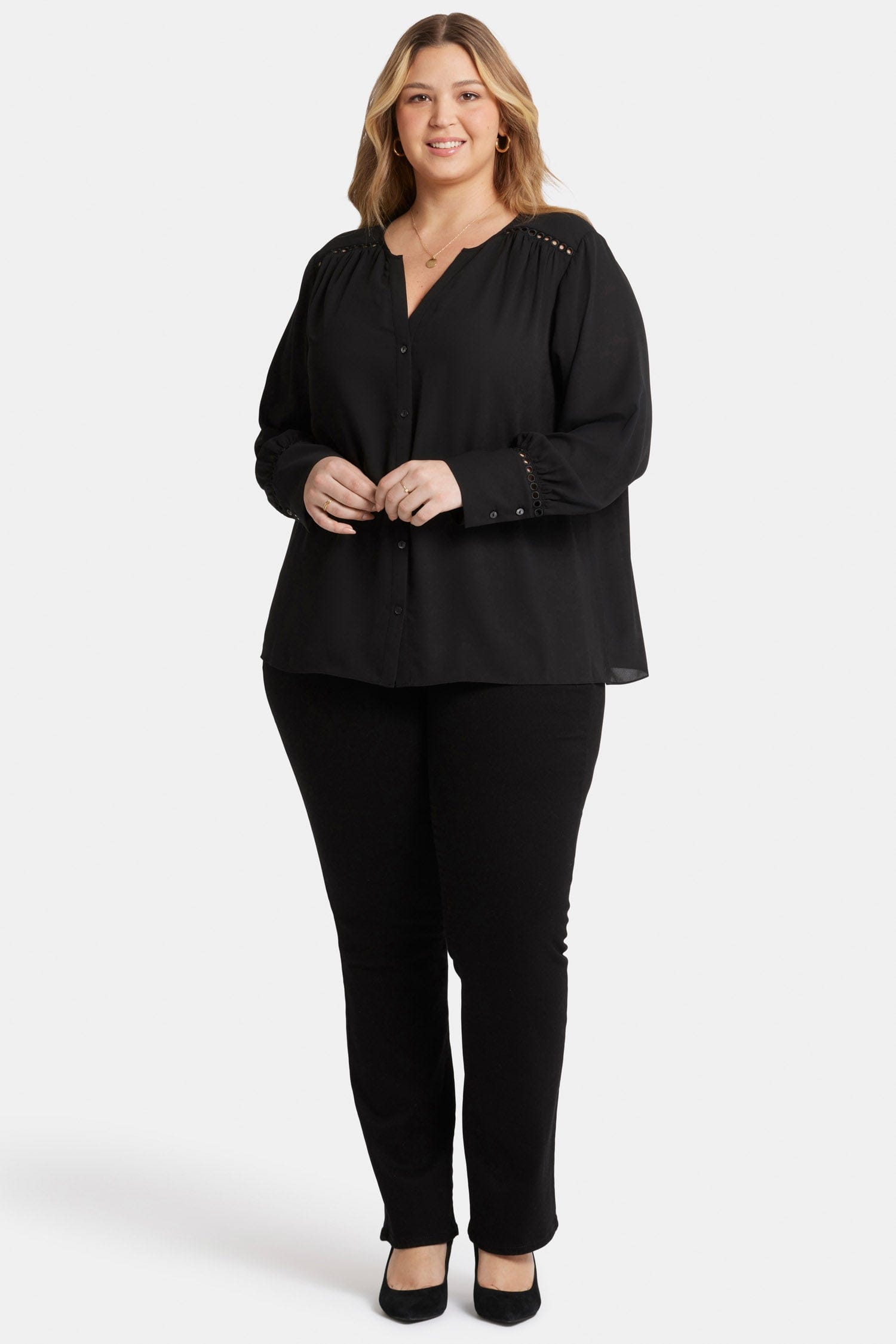 Liliana Peasant Blouse in Plus Size thumbnail 5