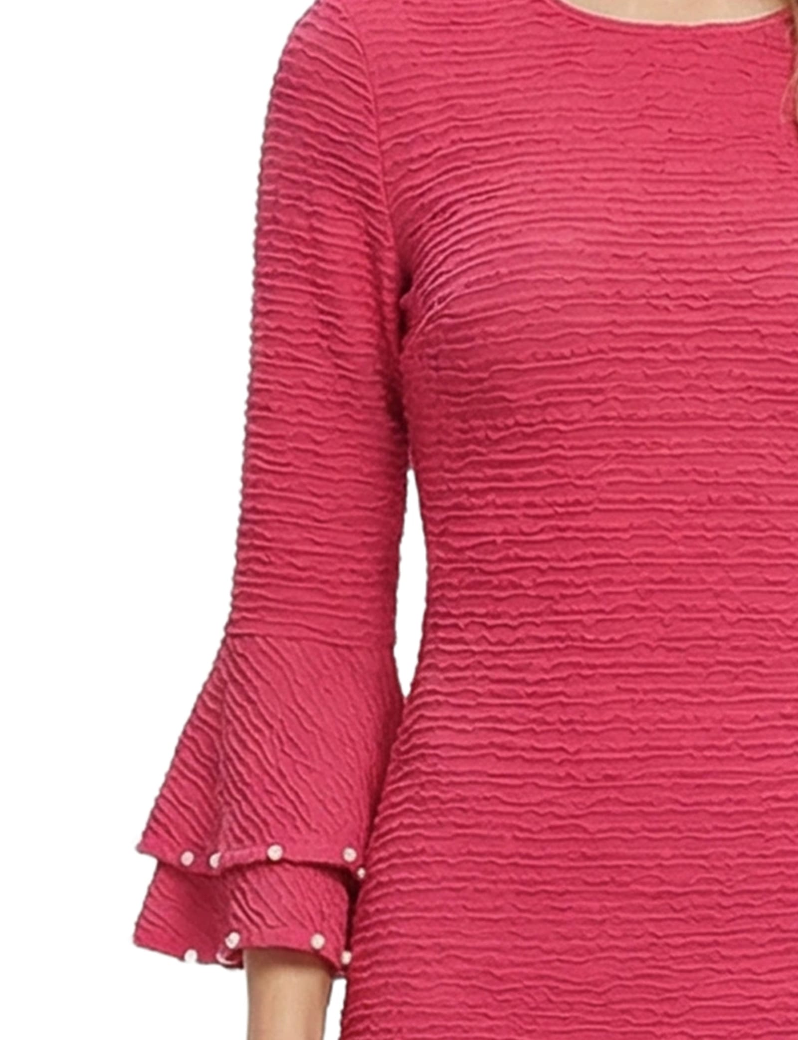 Petite Long Sleeve Dress with Bell Cuffs thumbnail 2