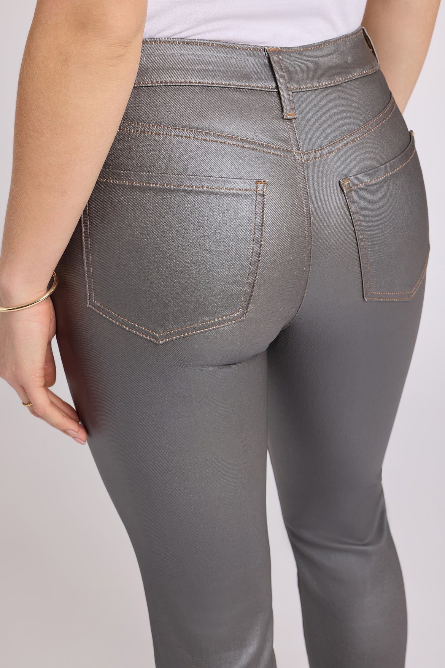 Coated Sheri Slim Straight Jeans thumbnail 5