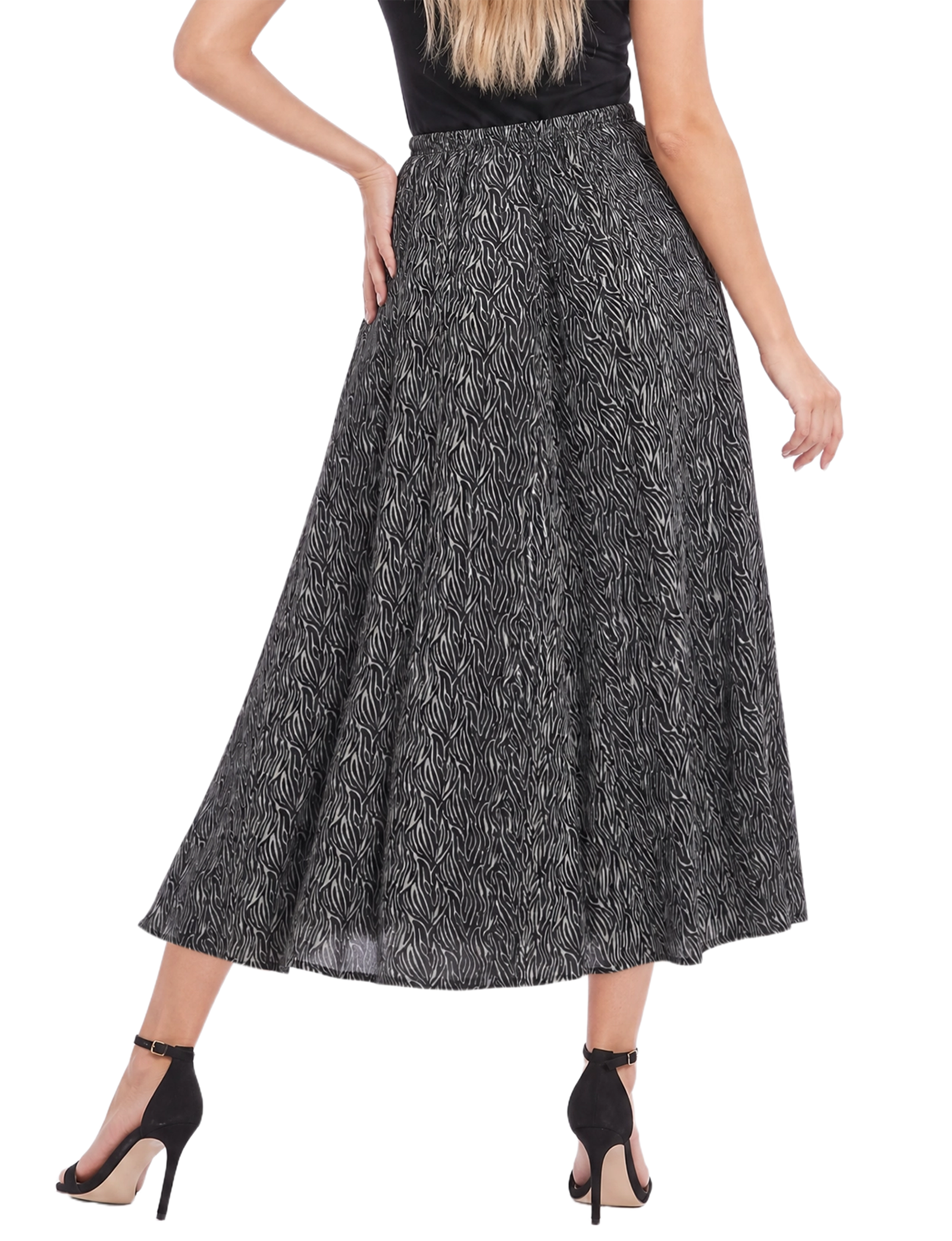 Hacci a-Line Skirt with Godets thumbnail 4