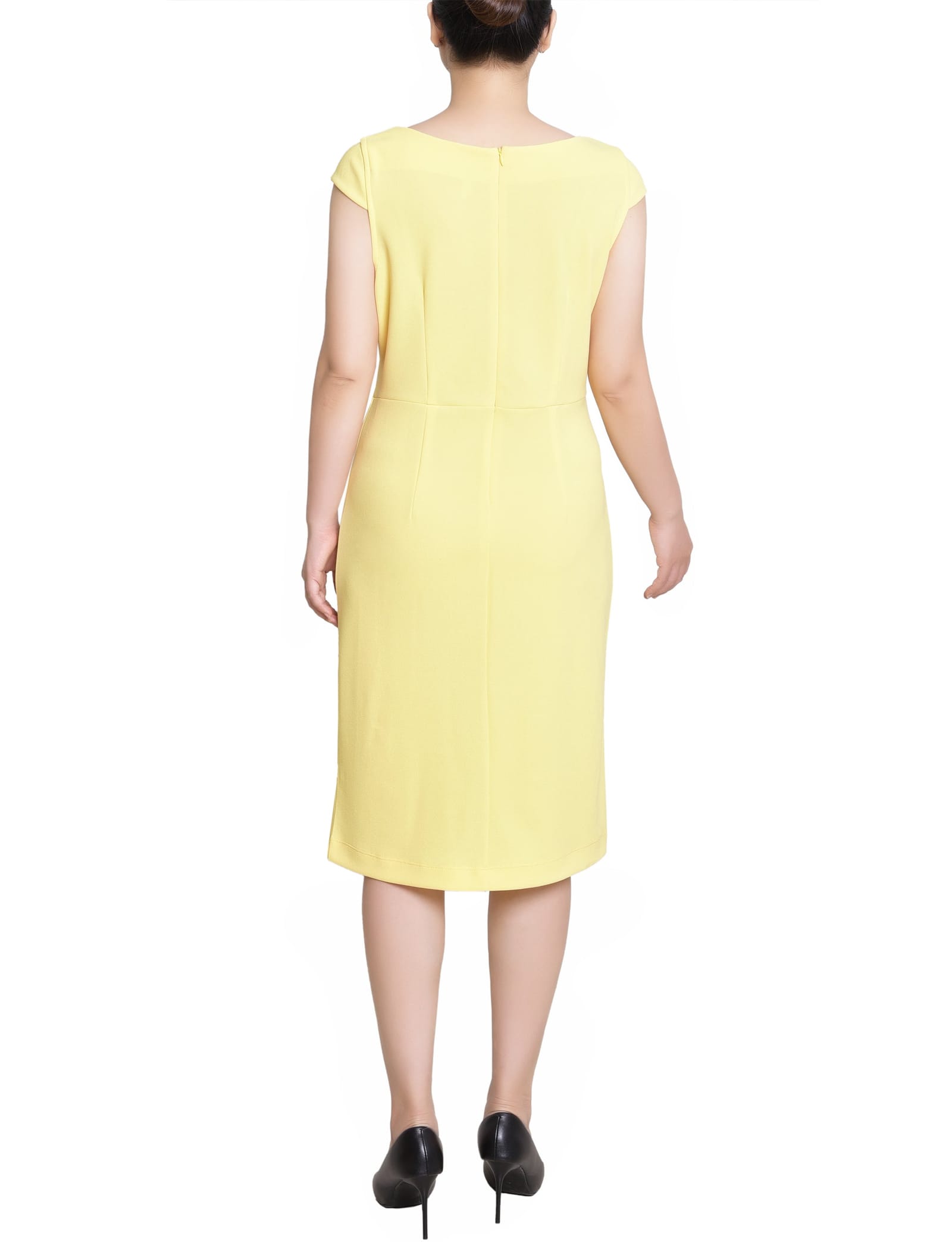 Petite Cap Sleeve Exposed Zipper Dress thumbnail 4