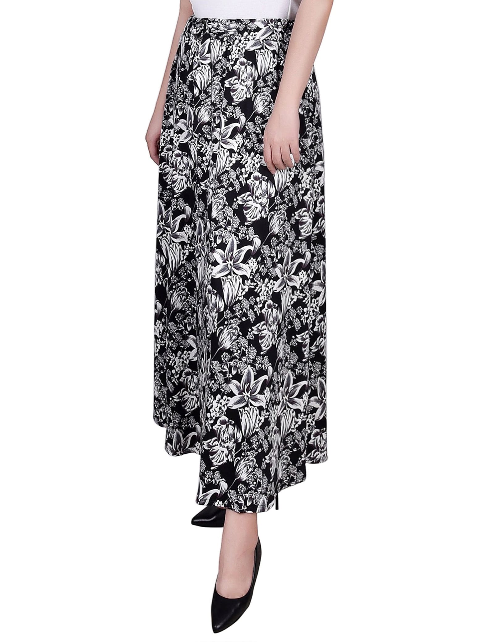 Ring Detail Midi-Length Skirt thumbnail 3