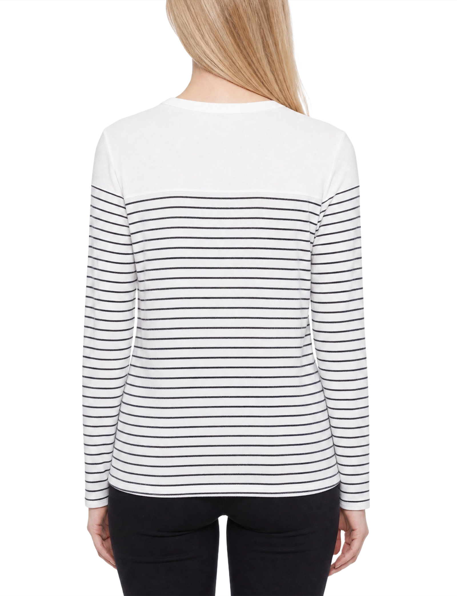 Petite Long Sleeve Ribbon Design Pullover Top thumbnail 4