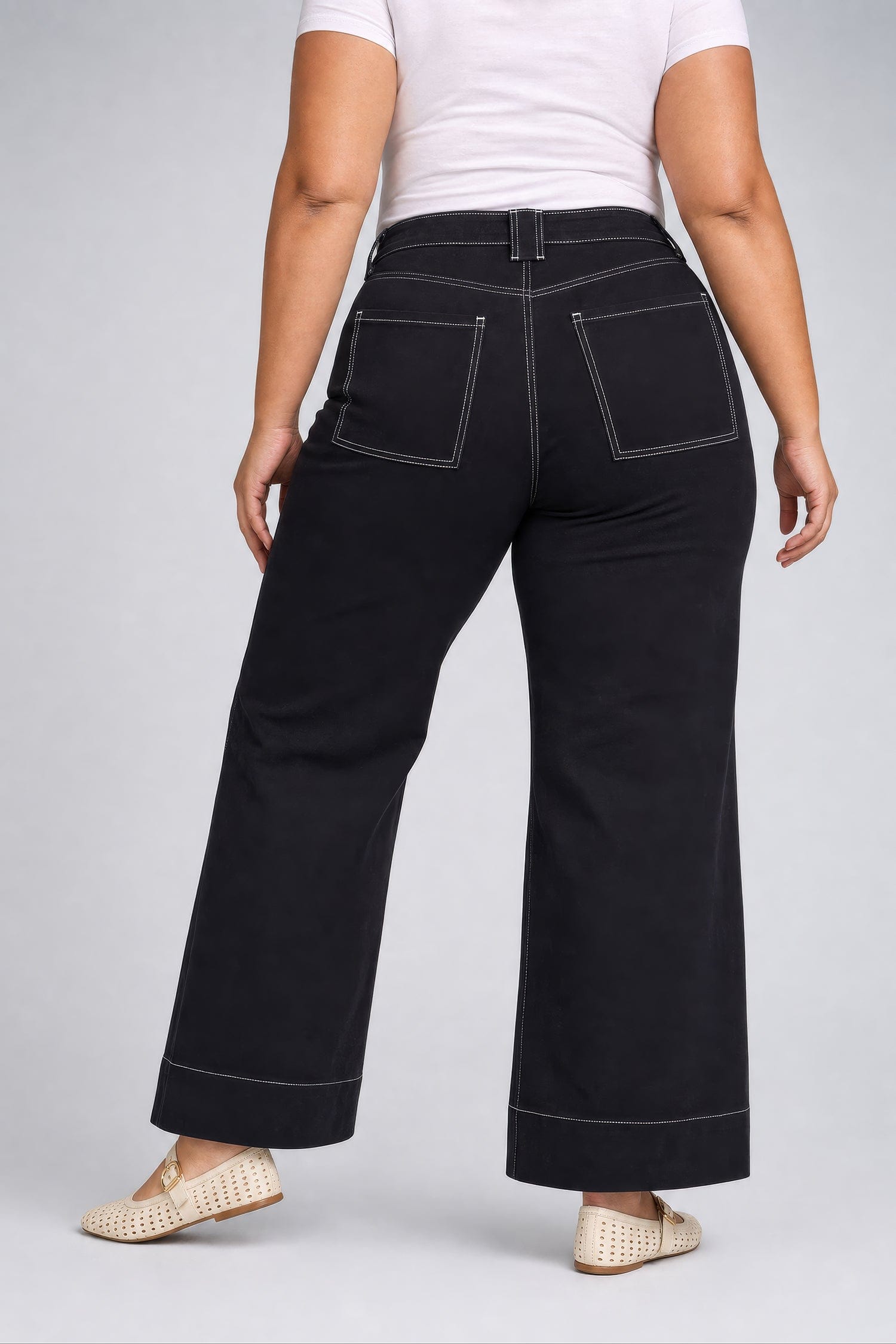 Mia Palazzo Jeans in Plus Size thumbnail 2