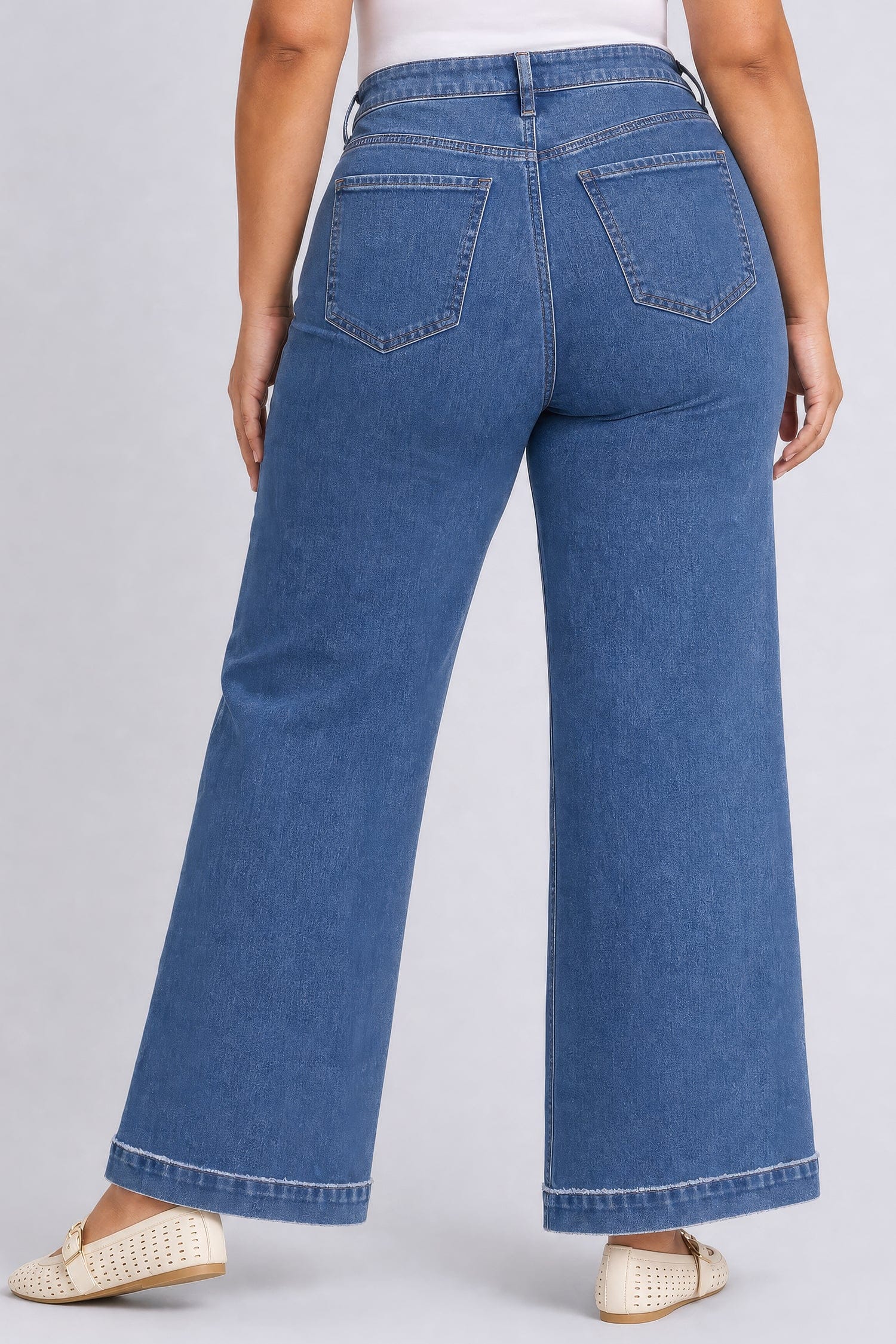 Teresa Wide Leg Jeans in Plus Size thumbnail 2