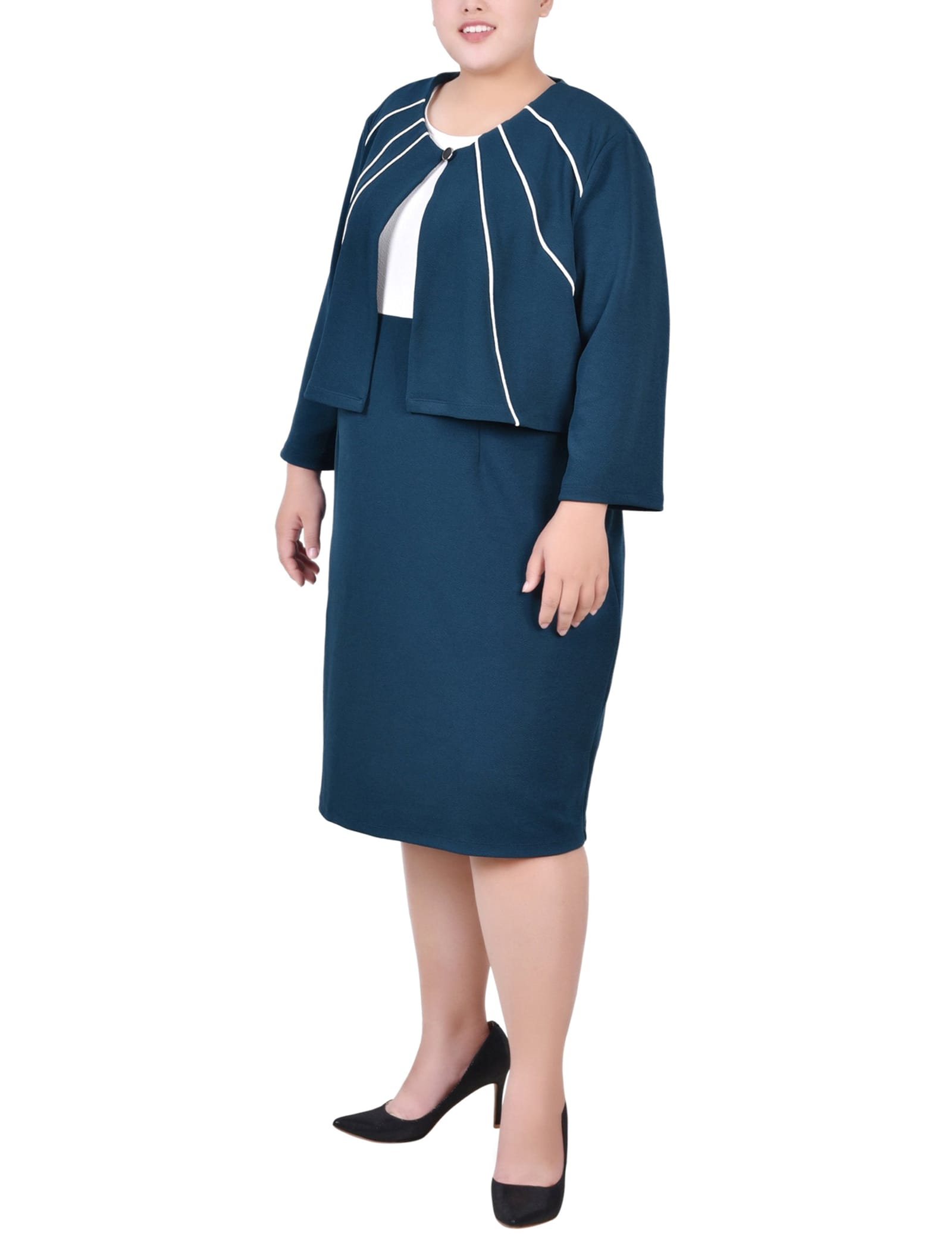 Plus Size 2 Piece Dress Set thumbnail 2