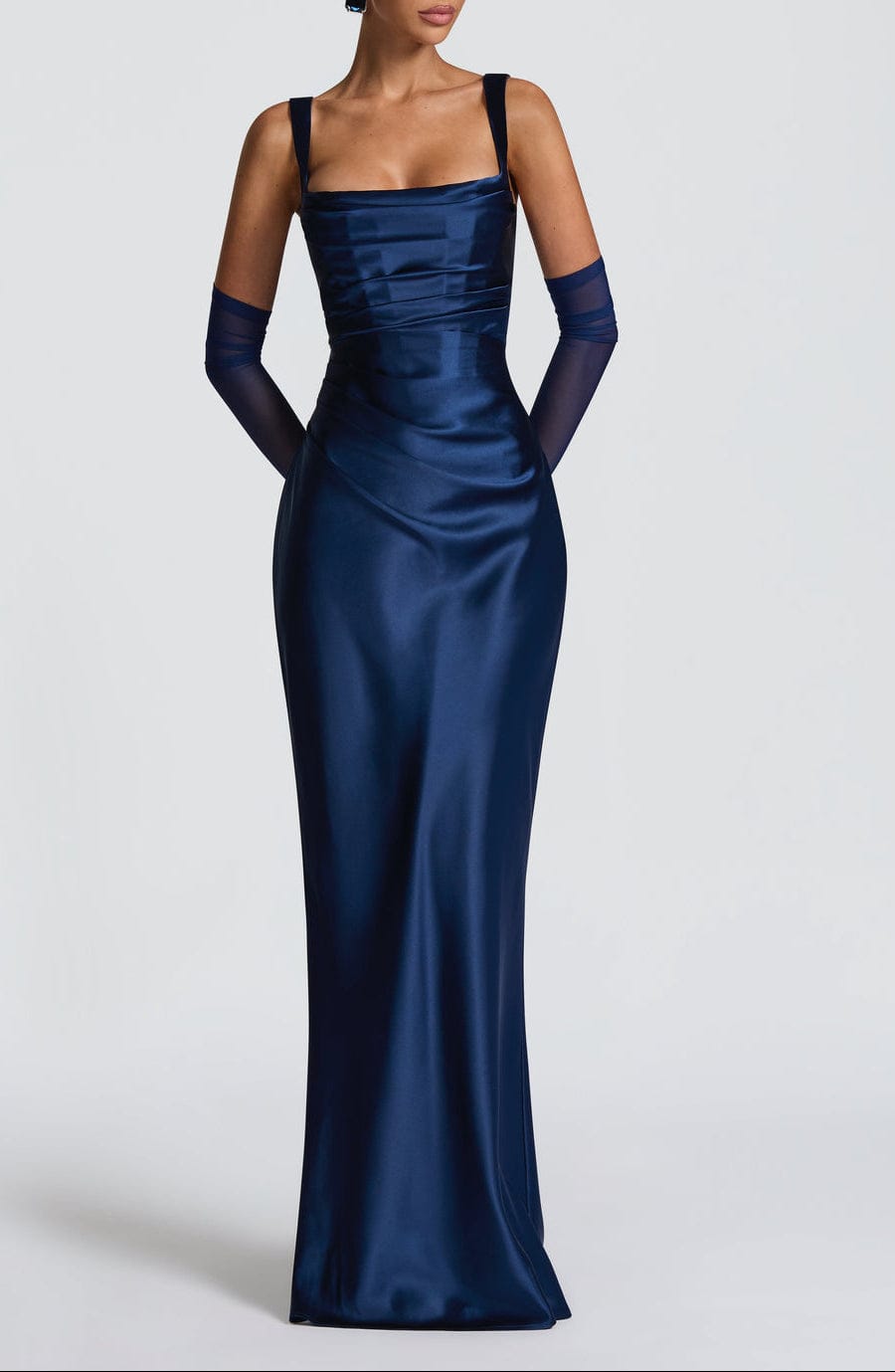 Seraphine Satin Gown Maxi Dress thumbnail 4