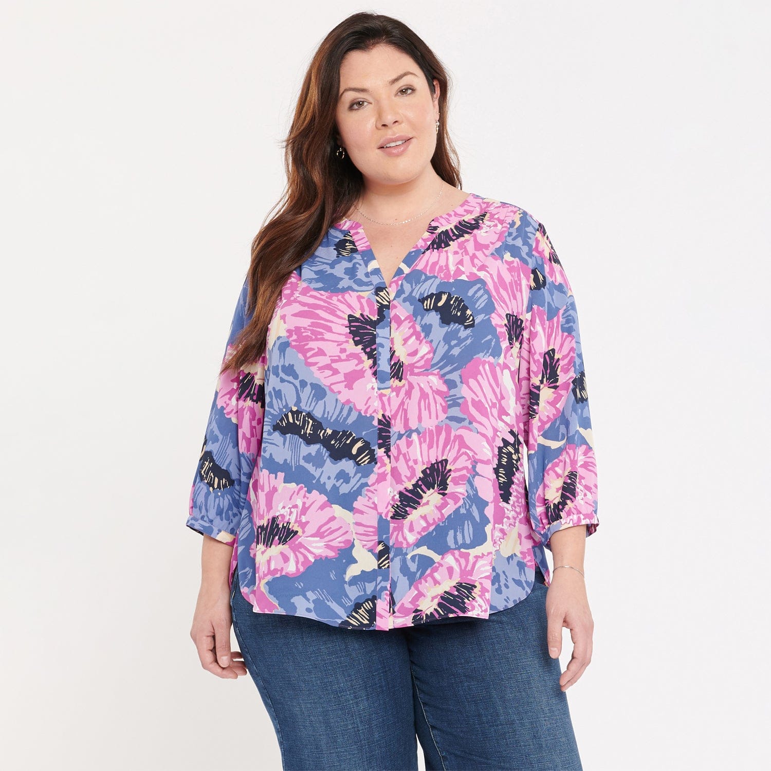 Pintuck Blouse in Plus Size thumbnail 6
