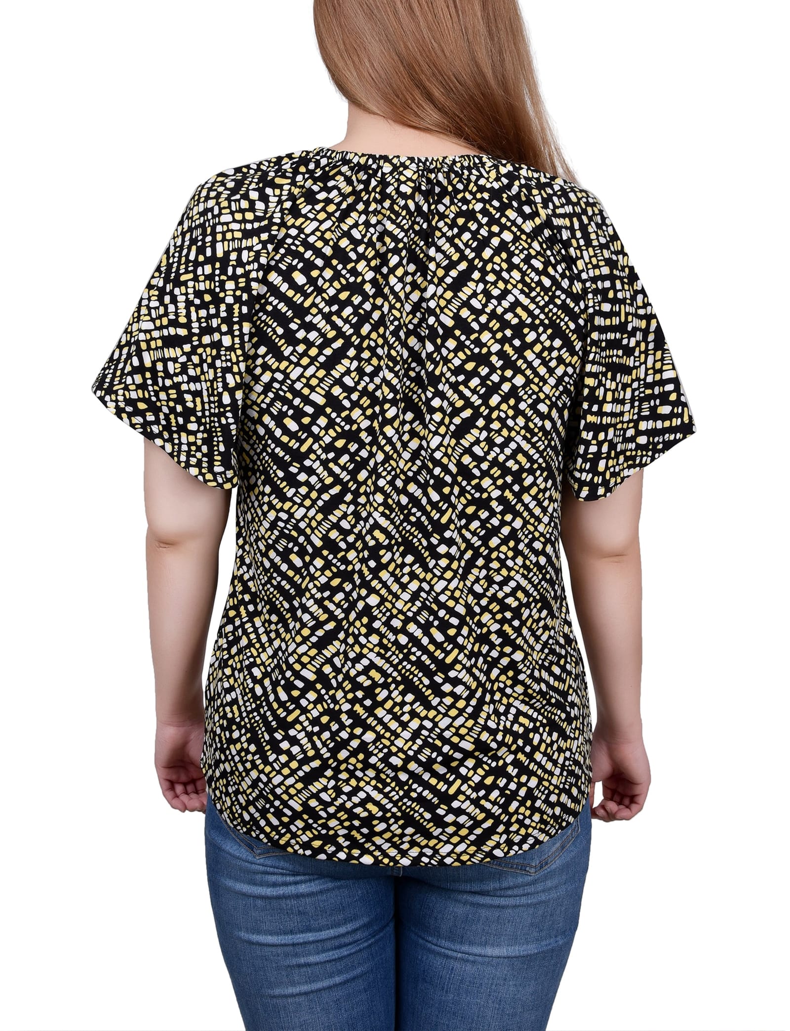 Raglan Sleeve Top with Chain Details thumbnail 4