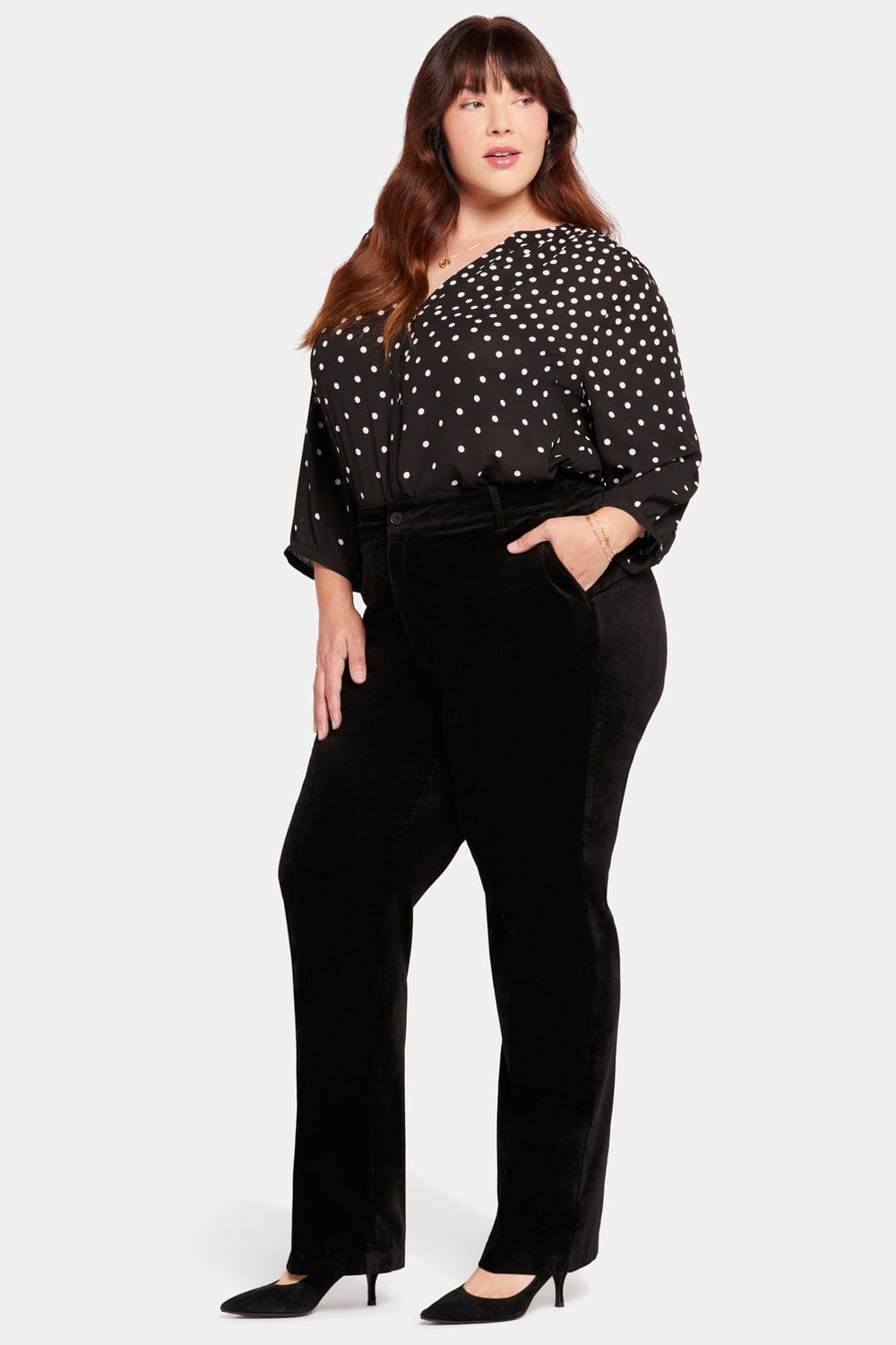 Straight Leg Trouser Pants in Plus Size thumbnail 5