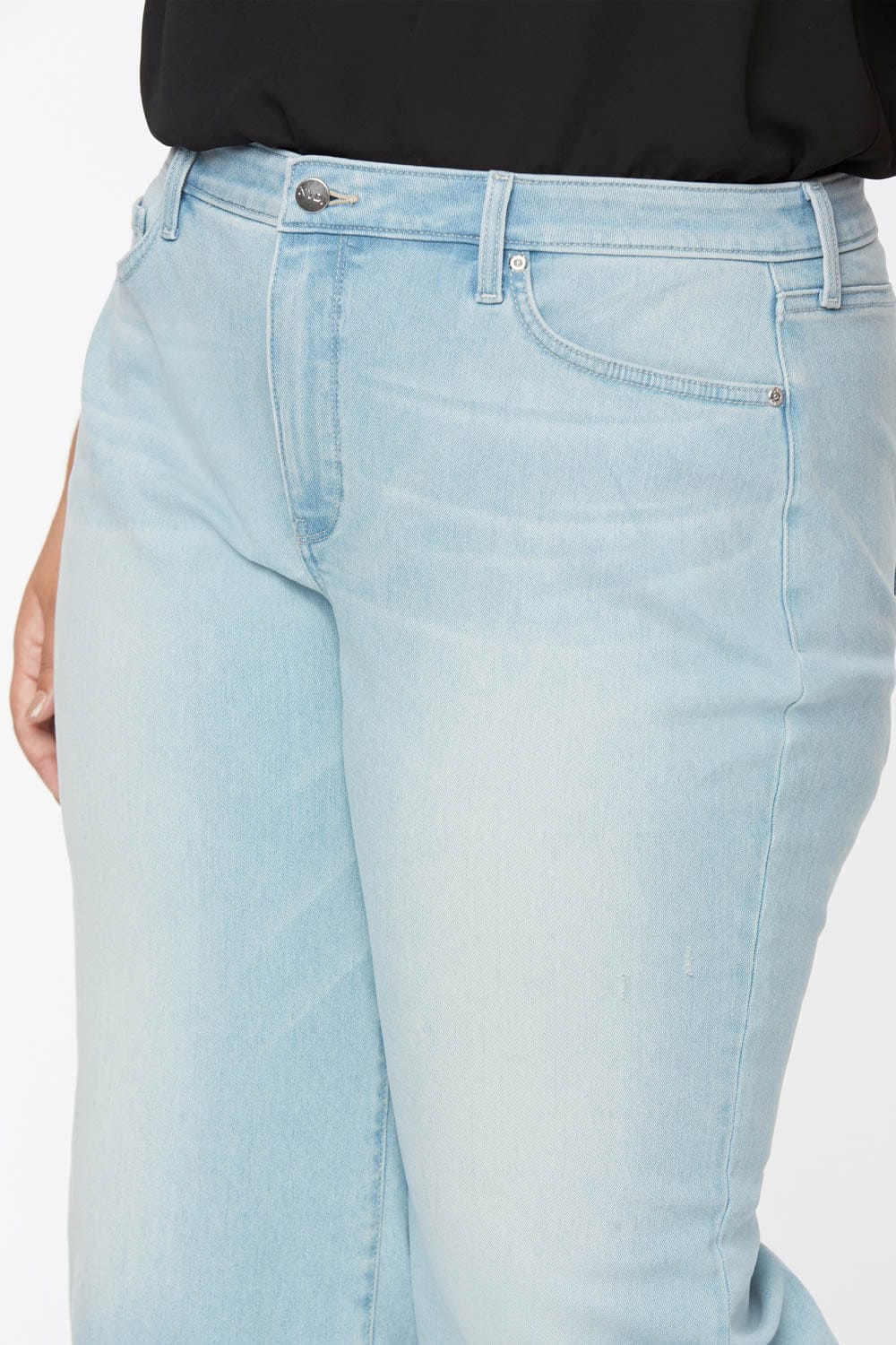 Teresa Wide Leg Ankle Jeans in Plus Size thumbnail 7